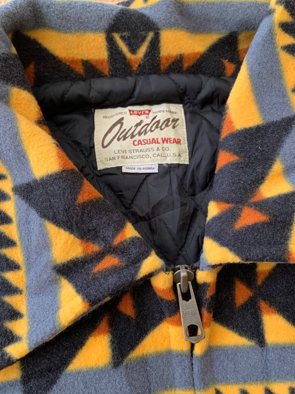 Levi's Levi's Native Striking Yellow Wool Jacket Size US L / EU 52-54 / 3 - 4 Thumbnail