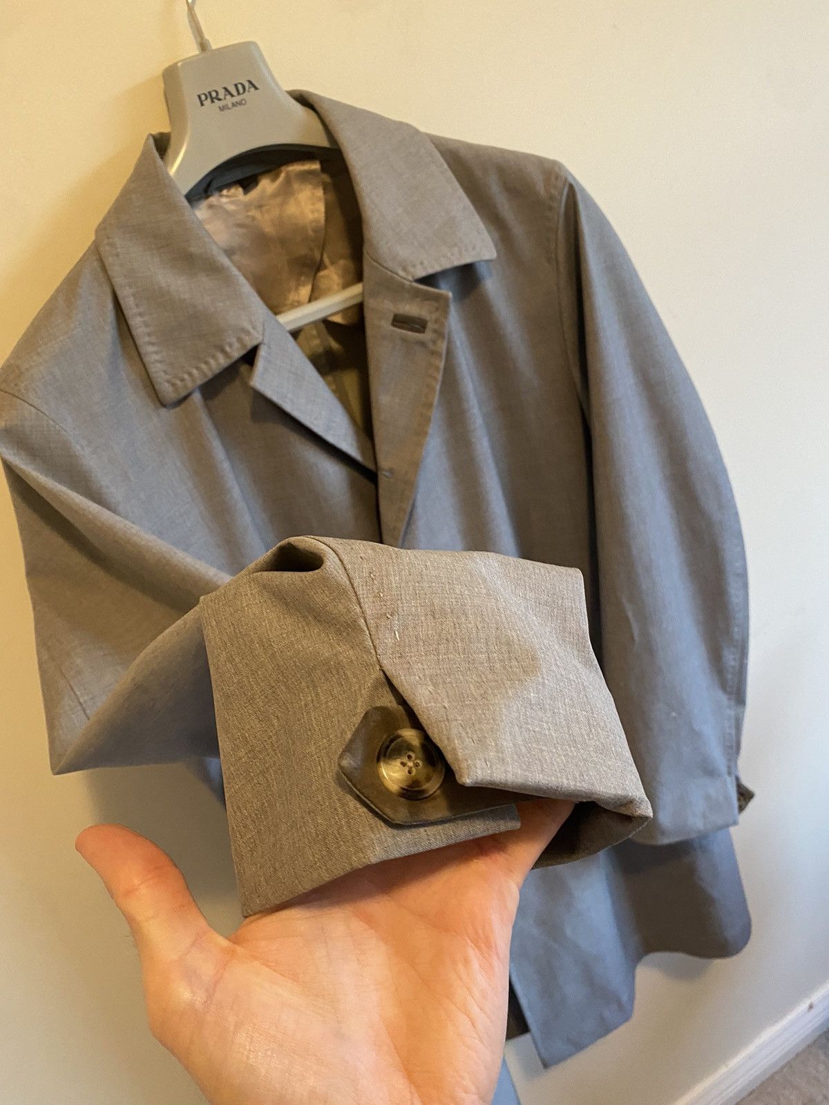 Hugo Boss × Loro Piana Loro Piana Tech Water Proof Repellant Jacket Coat Trench Size US XL / EU 56 / 4 - 4 Thumbnail