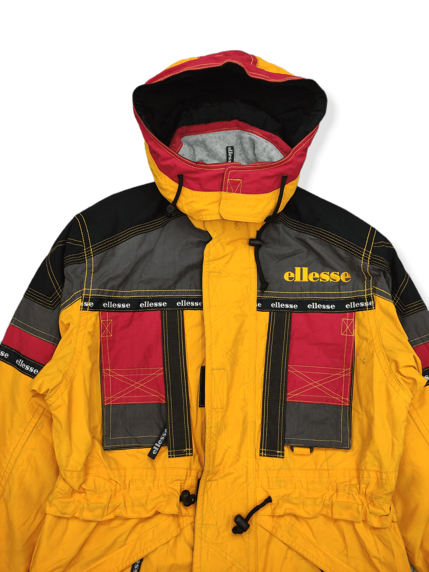 Ellesse Vintage Ellesse Vertical Dive Multicolour Ski Jacket Size US L / EU 52-54 / 3 - 2 Thumbnail