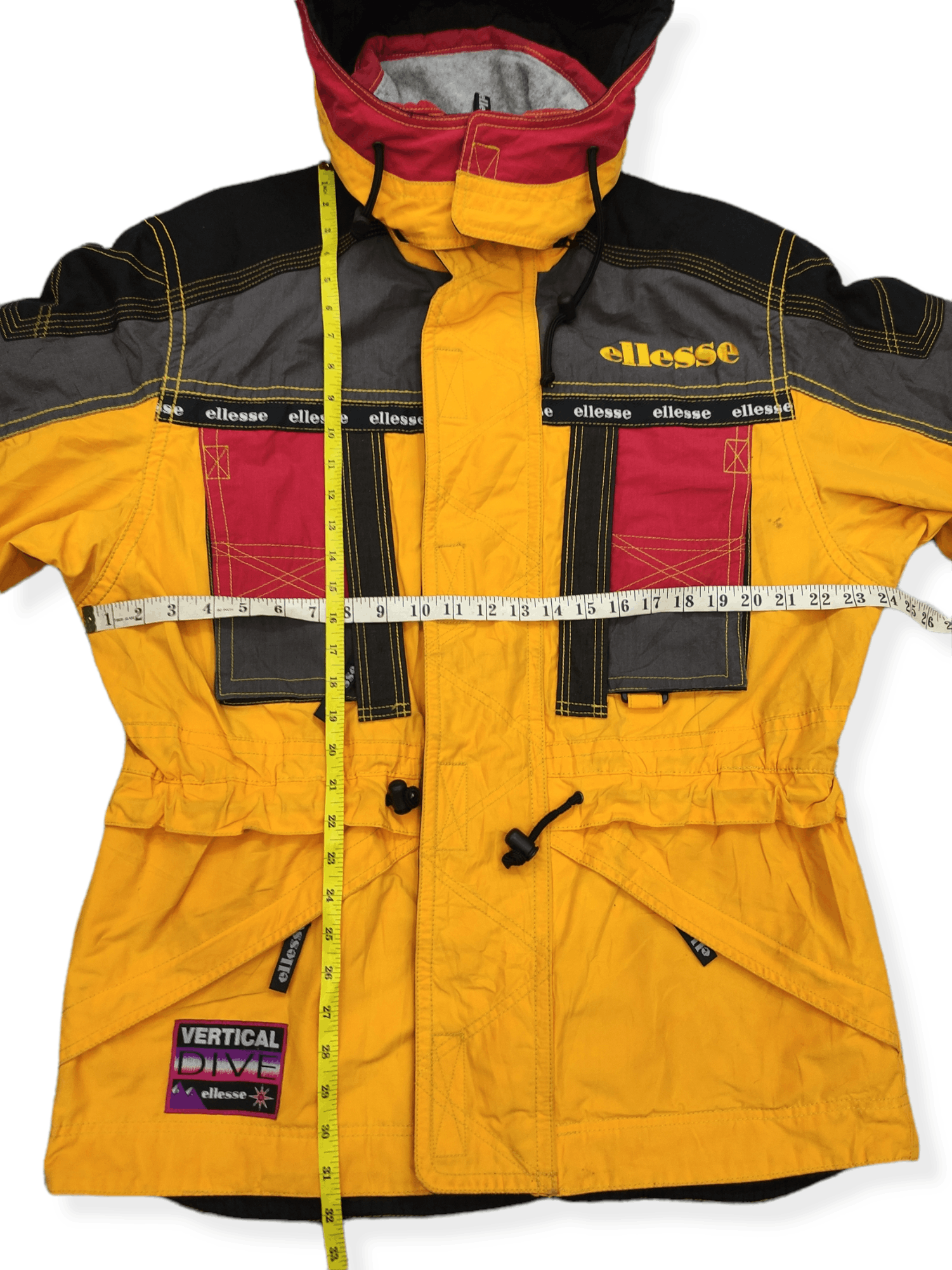 Ellesse Vintage Ellesse Vertical Dive Multicolour Ski Jacket Size US L / EU 52-54 / 3 - 7 Thumbnail