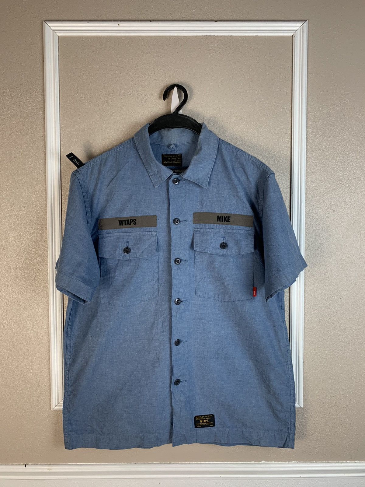 Wtaps WTAPS BUDS SS01 SHIRT.COTTON.CHAMBRAY 2017 Size US M / EU 48-50 / 2 - 1 Thumbnail