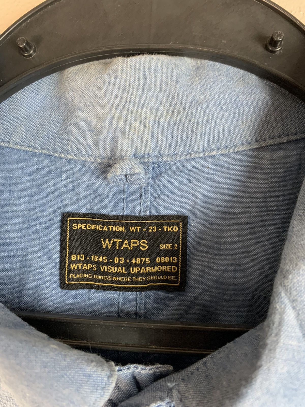Wtaps WTAPS BUDS SS01 SHIRT.COTTON.CHAMBRAY 2017 Size US M / EU 48-50 / 2 - 11 Thumbnail