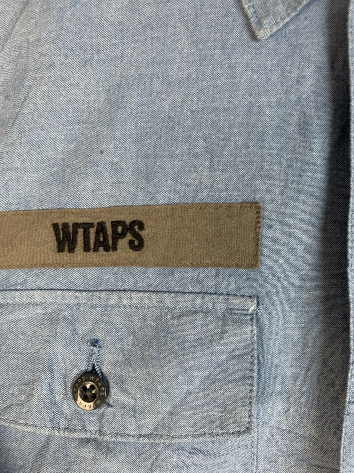 Wtaps WTAPS BUDS SS01 SHIRT.COTTON.CHAMBRAY 2017 Size US M / EU 48-50 / 2 - 6 Thumbnail