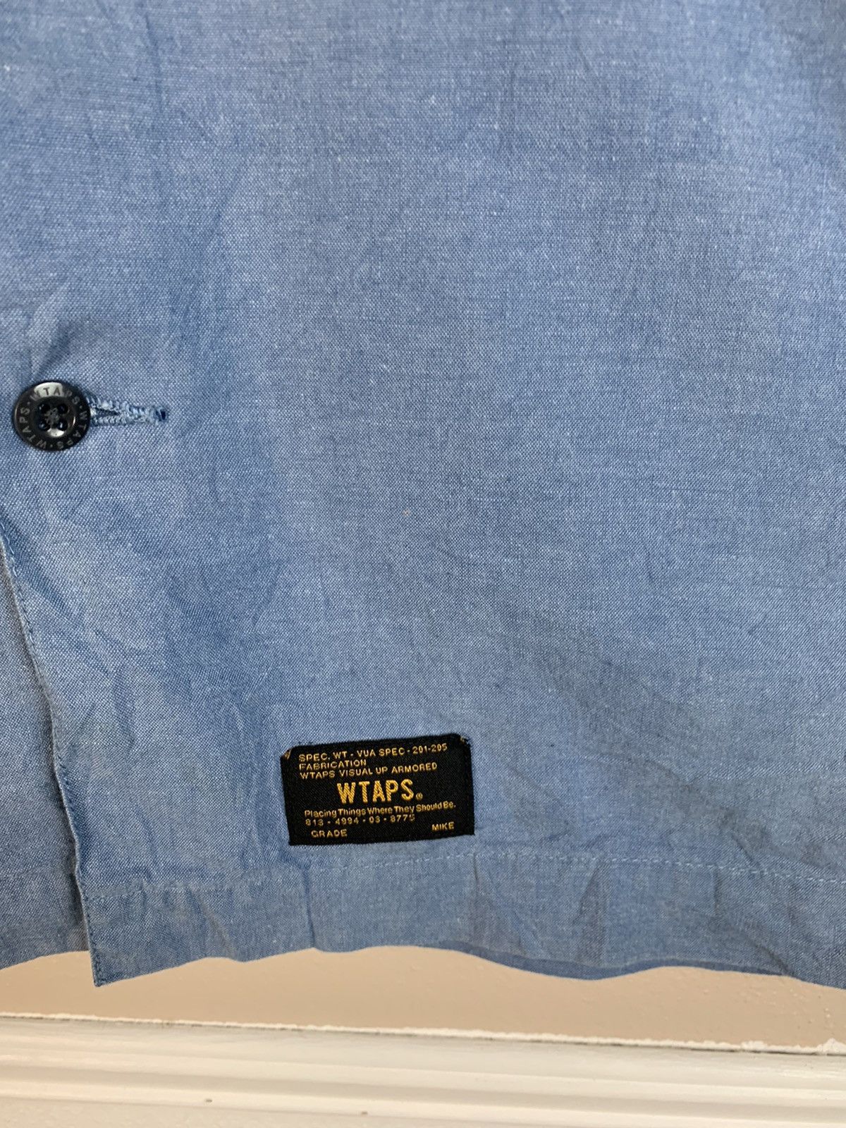 Wtaps WTAPS BUDS SS01 SHIRT.COTTON.CHAMBRAY 2017 Size US M / EU 48-50 / 2 - 8 Thumbnail