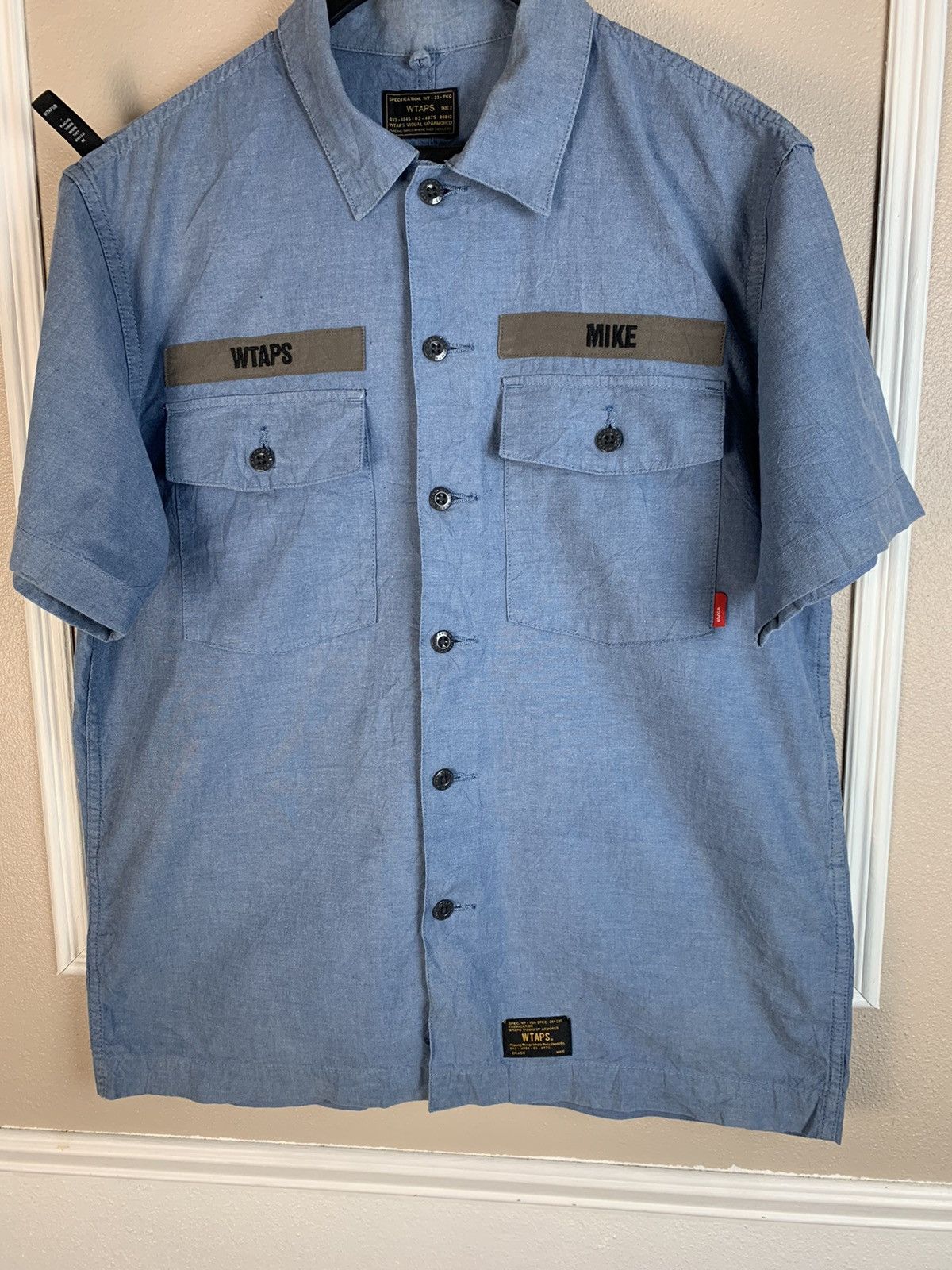 Wtaps WTAPS BUDS SS01 SHIRT.COTTON.CHAMBRAY 2017 Size US M / EU 48-50 / 2 - 3 Thumbnail