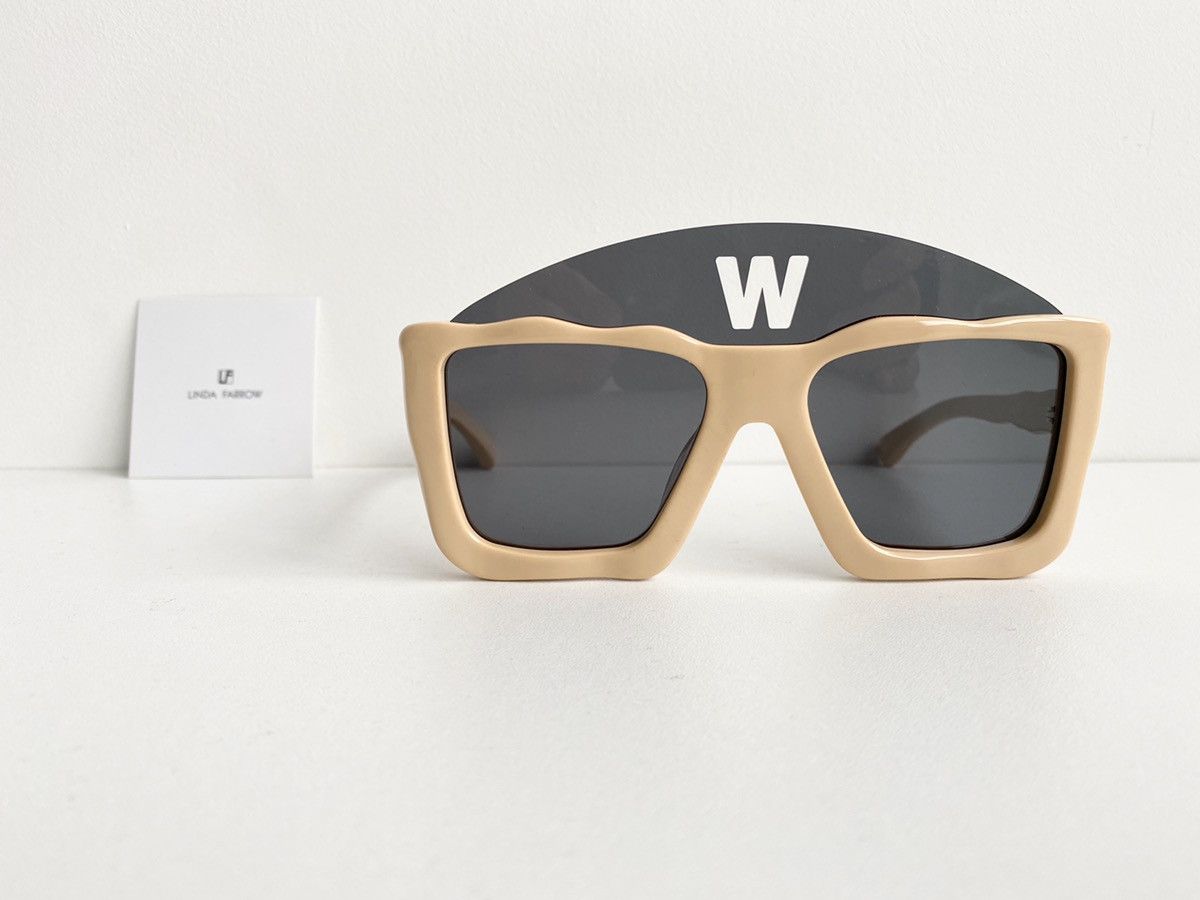 Square Tan and Dark Grey Lenses