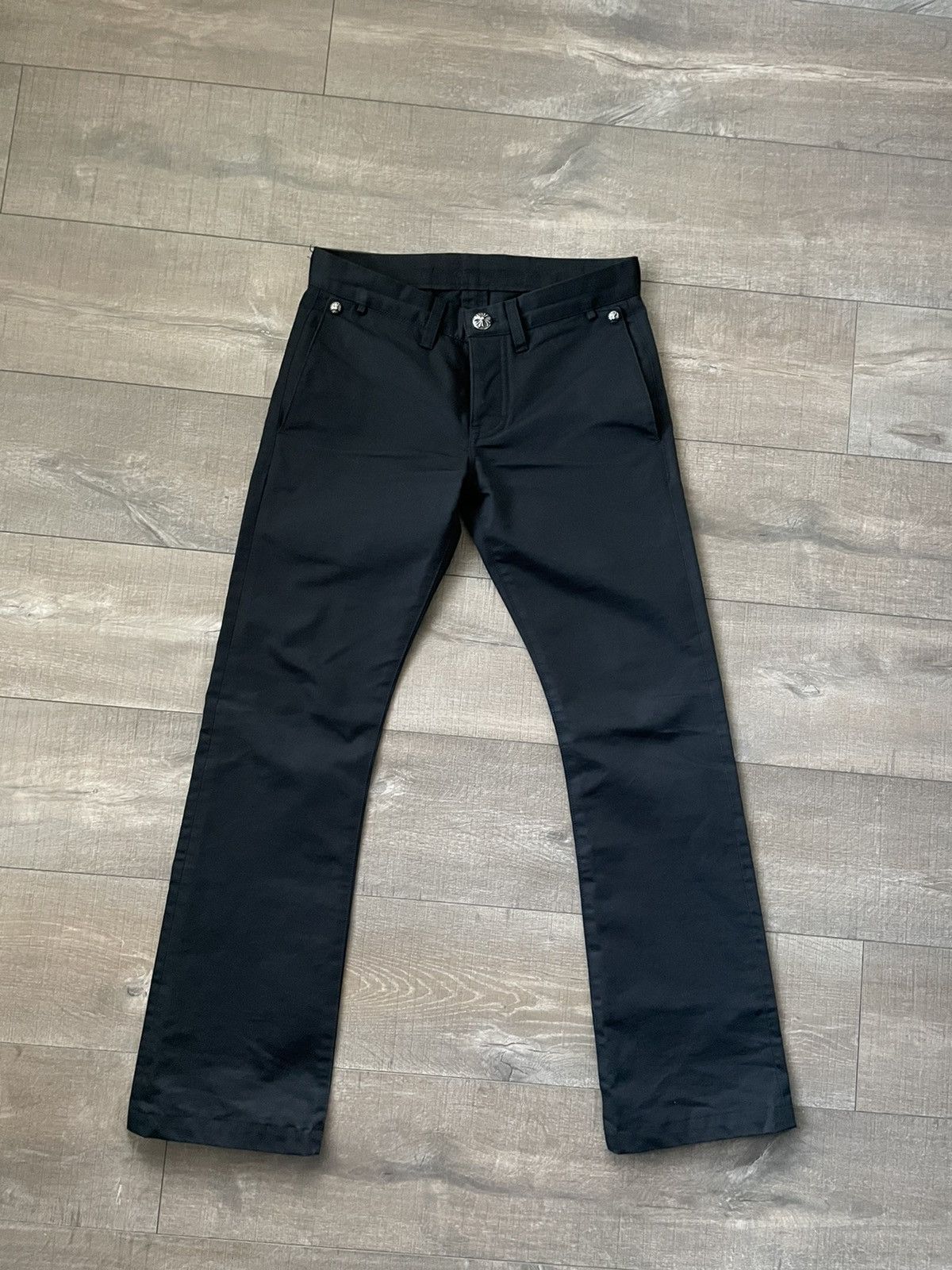 Chrome Hearts Black Skater Chino Dress Pants | Grailed