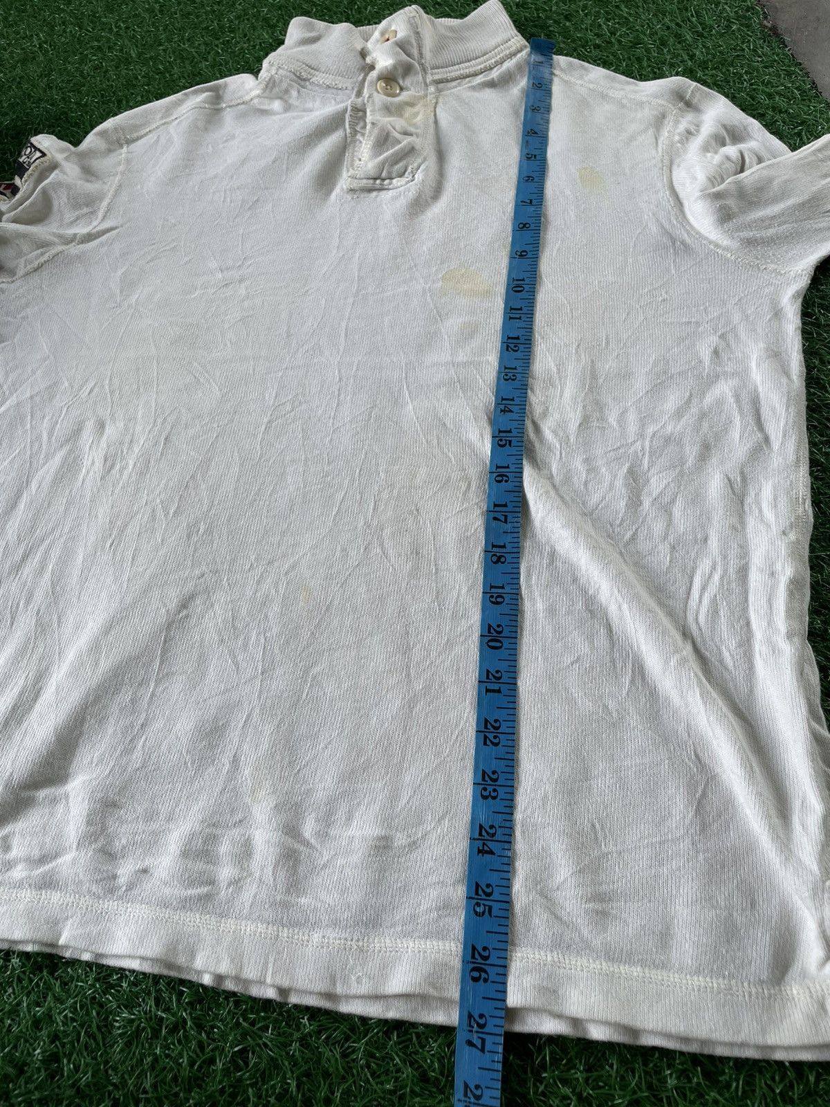 Polo Ralph Lauren × Vintage Vintage Polo Ralph Lauren Block Logo Half Button Size US M / EU 48-50 / 2 - 11 Thumbnail