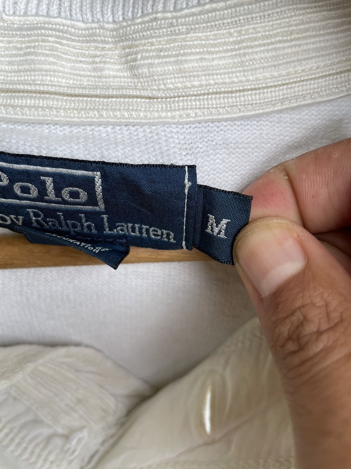 Polo Ralph Lauren × Vintage Vintage Polo Ralph Lauren Block Logo Half Button Size US M / EU 48-50 / 2 - 9 Thumbnail