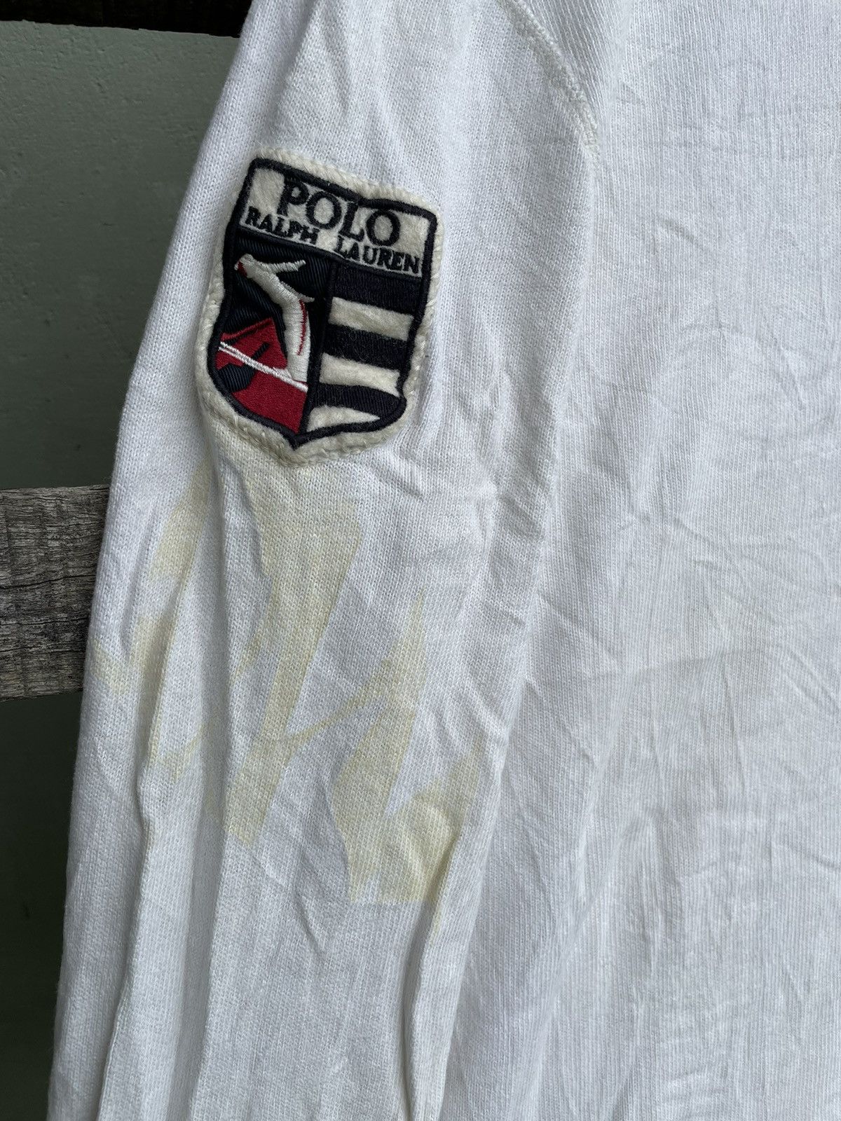 Polo Ralph Lauren × Vintage Vintage Polo Ralph Lauren Block Logo Half Button Size US M / EU 48-50 / 2 - 3 Thumbnail