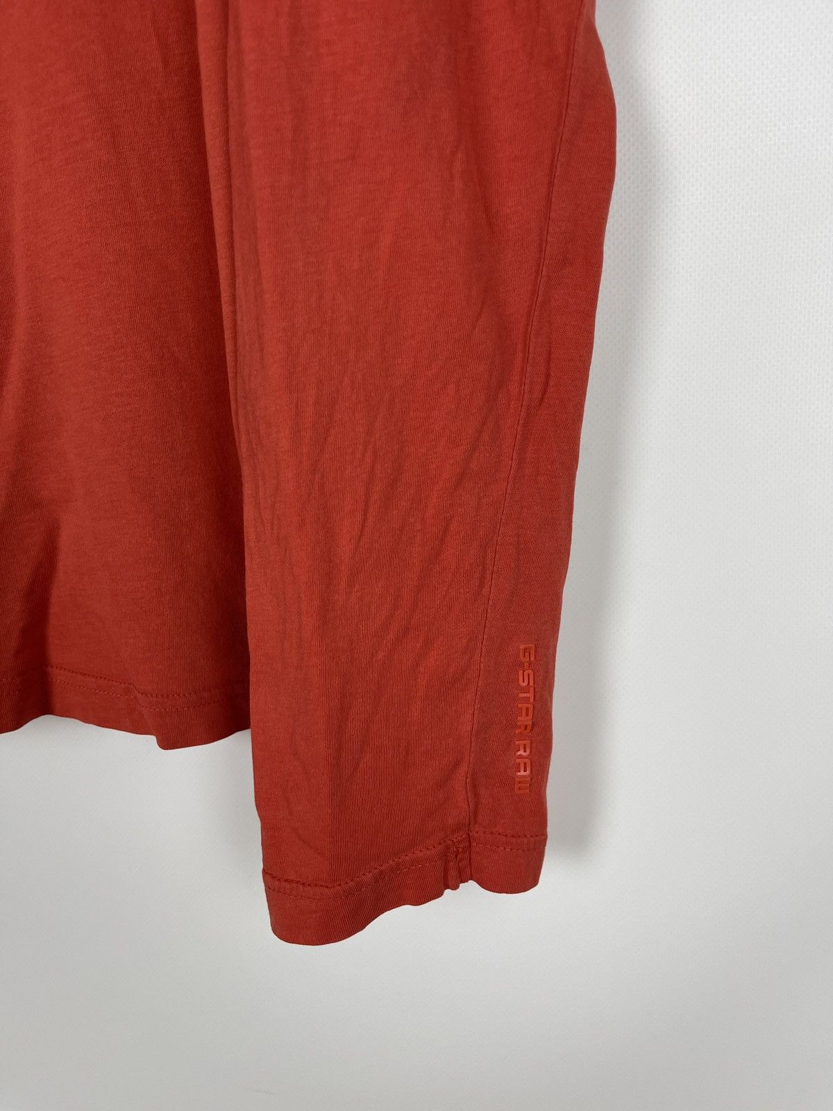 G-Star G-Star Raw Grand vintage red big logo long sleeve tee shirt Size US XL / EU 56 / 4 - 7 Thumbnail