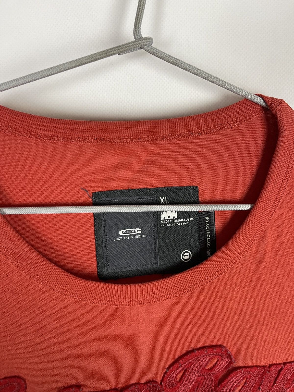 G-Star G-Star Raw Grand vintage red big logo long sleeve tee shirt Size US XL / EU 56 / 4 - 3 Thumbnail