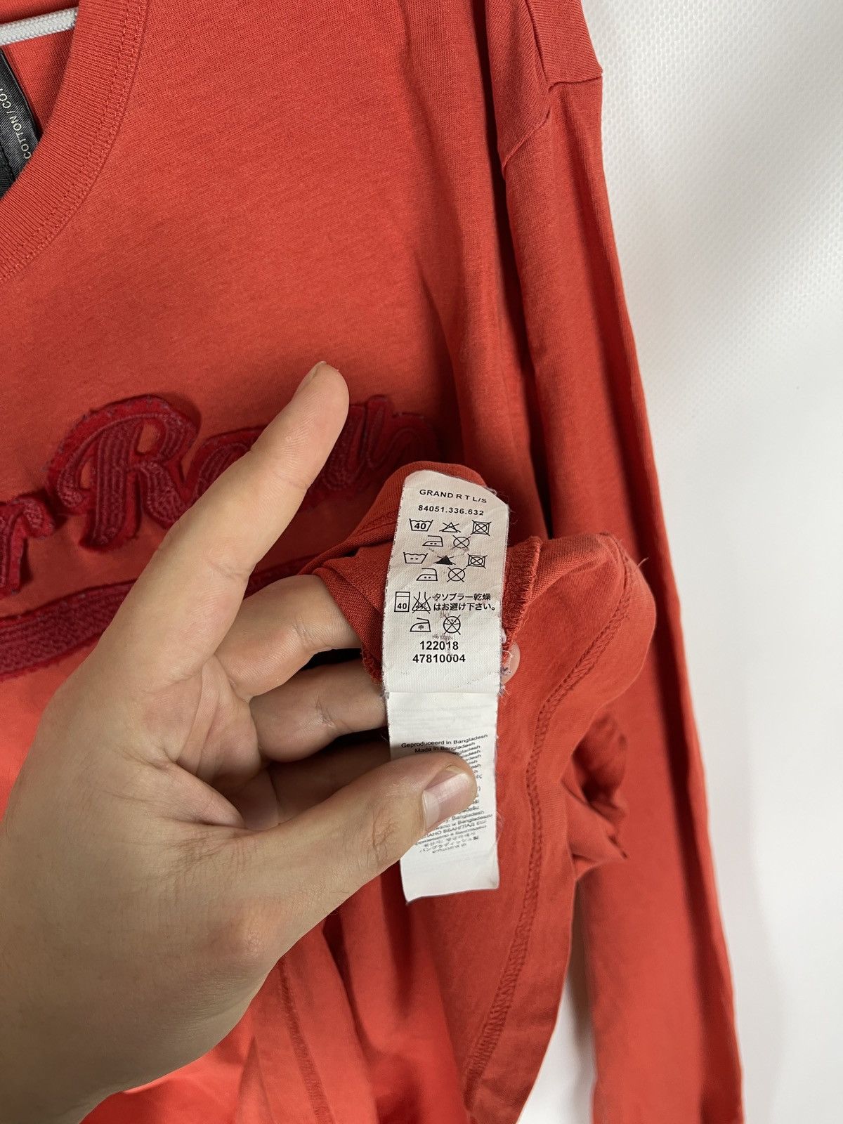 G-Star G-Star Raw Grand vintage red big logo long sleeve tee shirt Size US XL / EU 56 / 4 - 9 Thumbnail