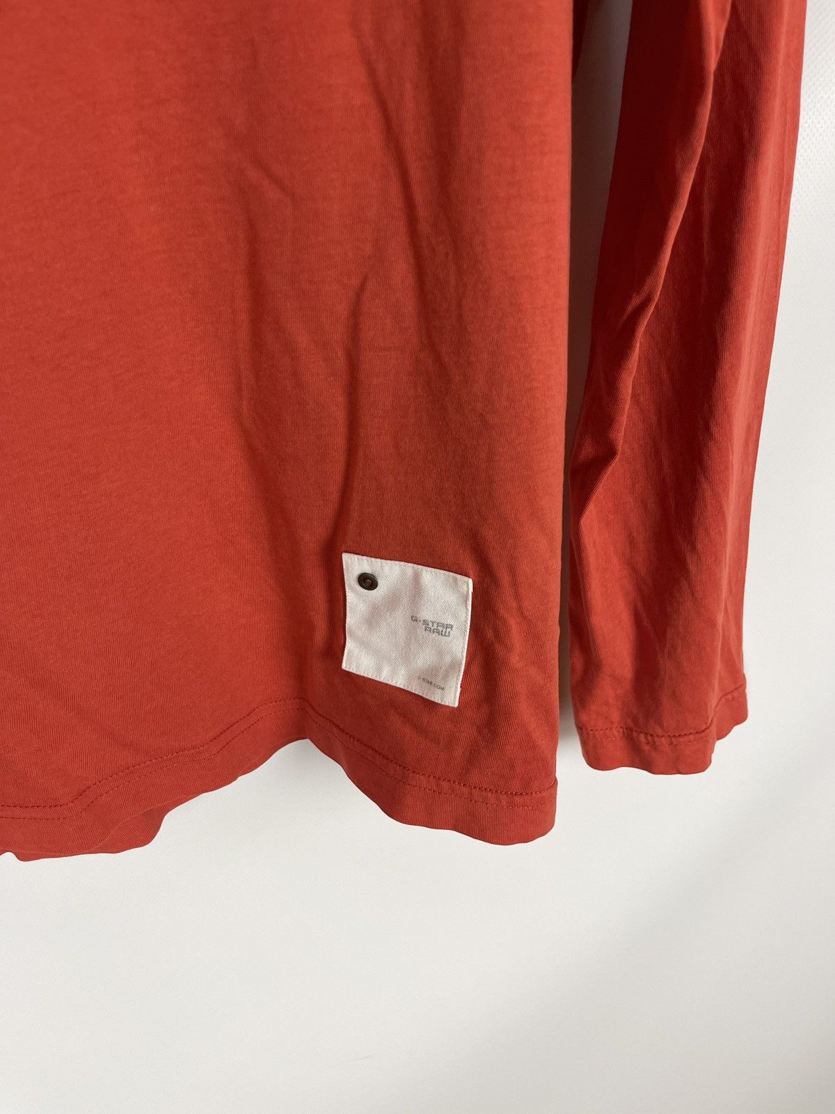 G-Star G-Star Raw Grand vintage red big logo long sleeve tee shirt Size US XL / EU 56 / 4 - 11 Thumbnail