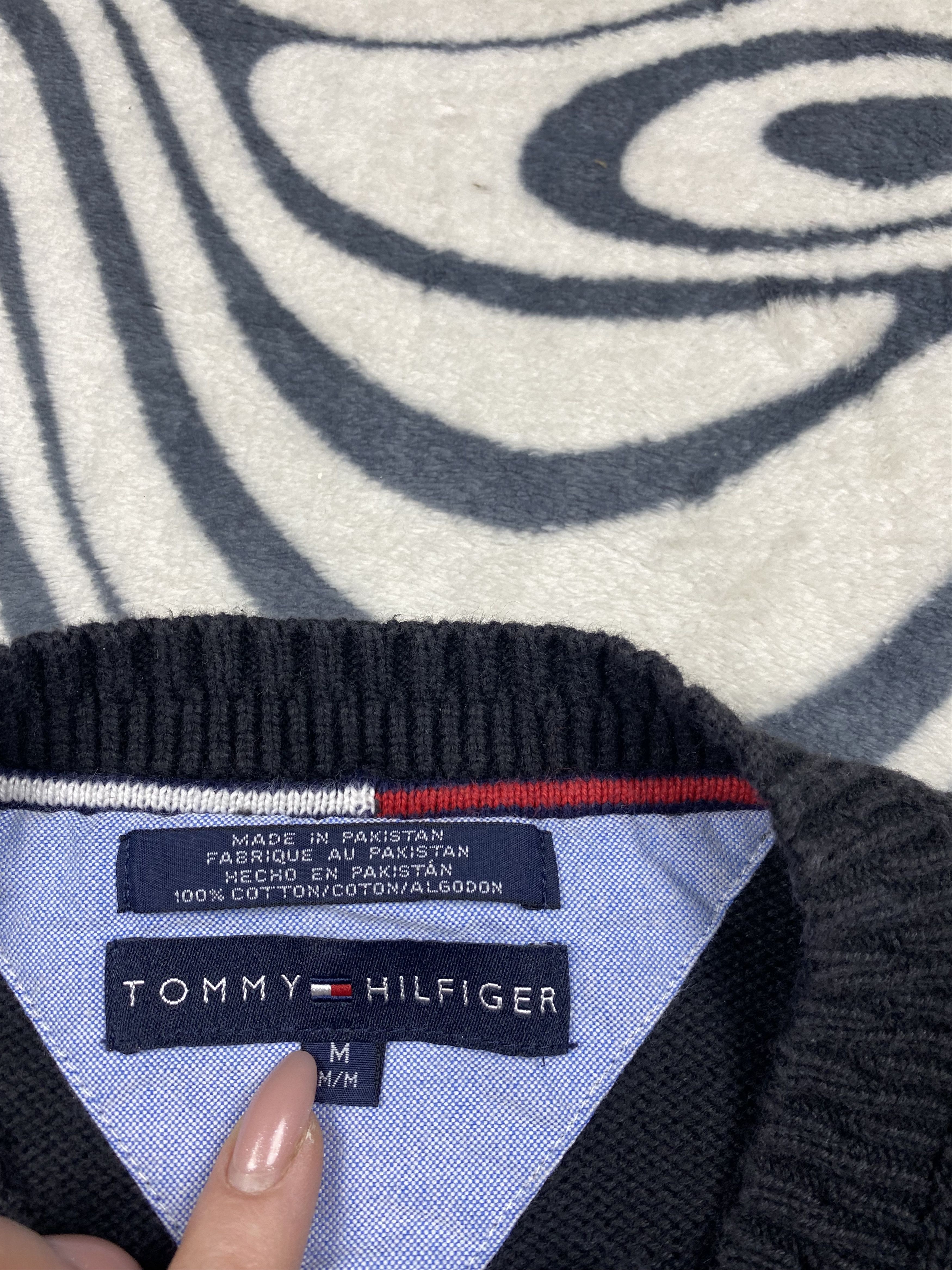 Tommy Hilfiger × Vintage Tommy Hilfiger Mens Knit Sweater Knitwear Size US M / EU 48-50 / 2 - 4 Thumbnail