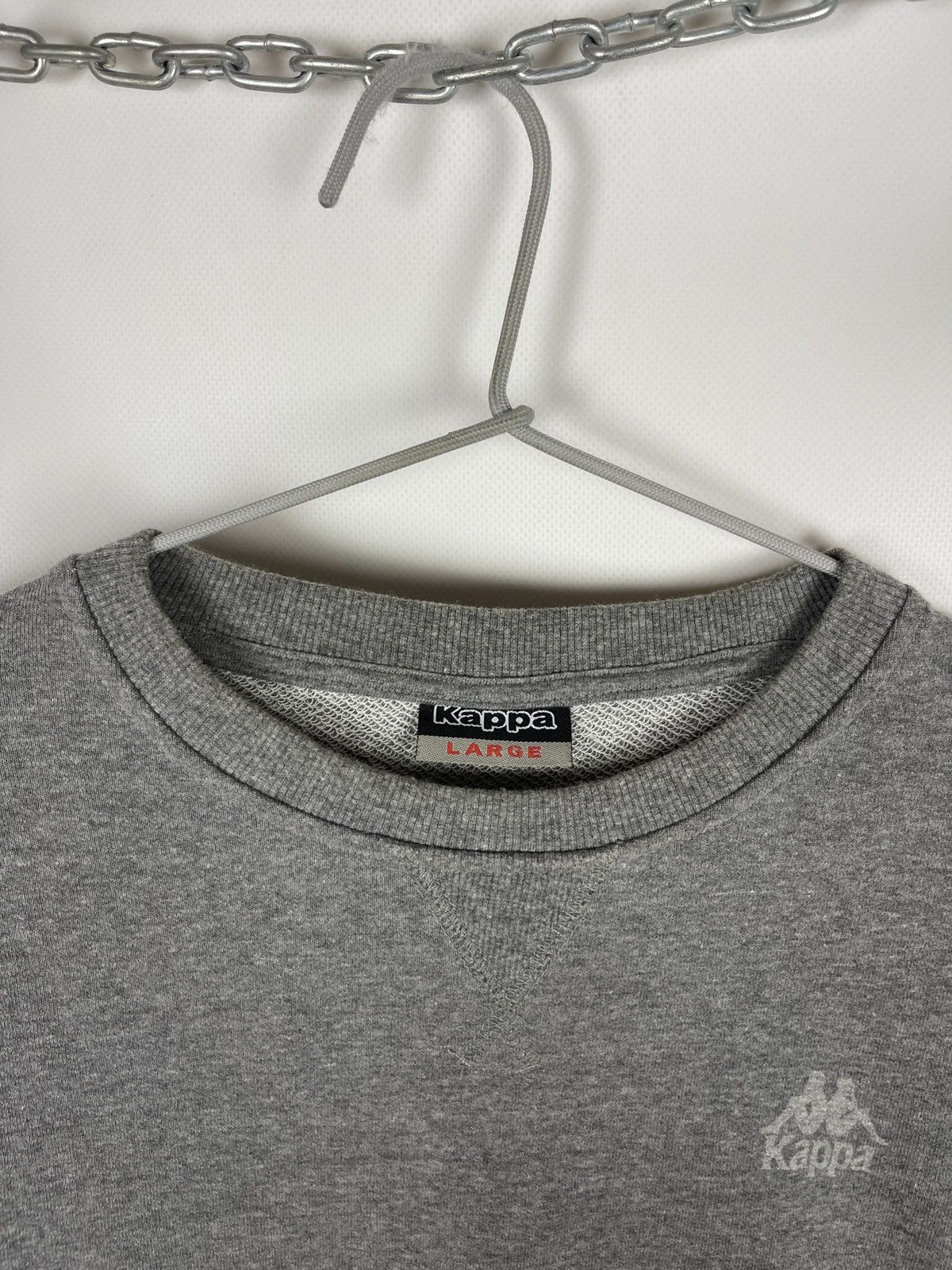 Kappa Kappa vintage small logo grey sweatshirt Size US L / EU 52-54 / 3 - 6 Thumbnail