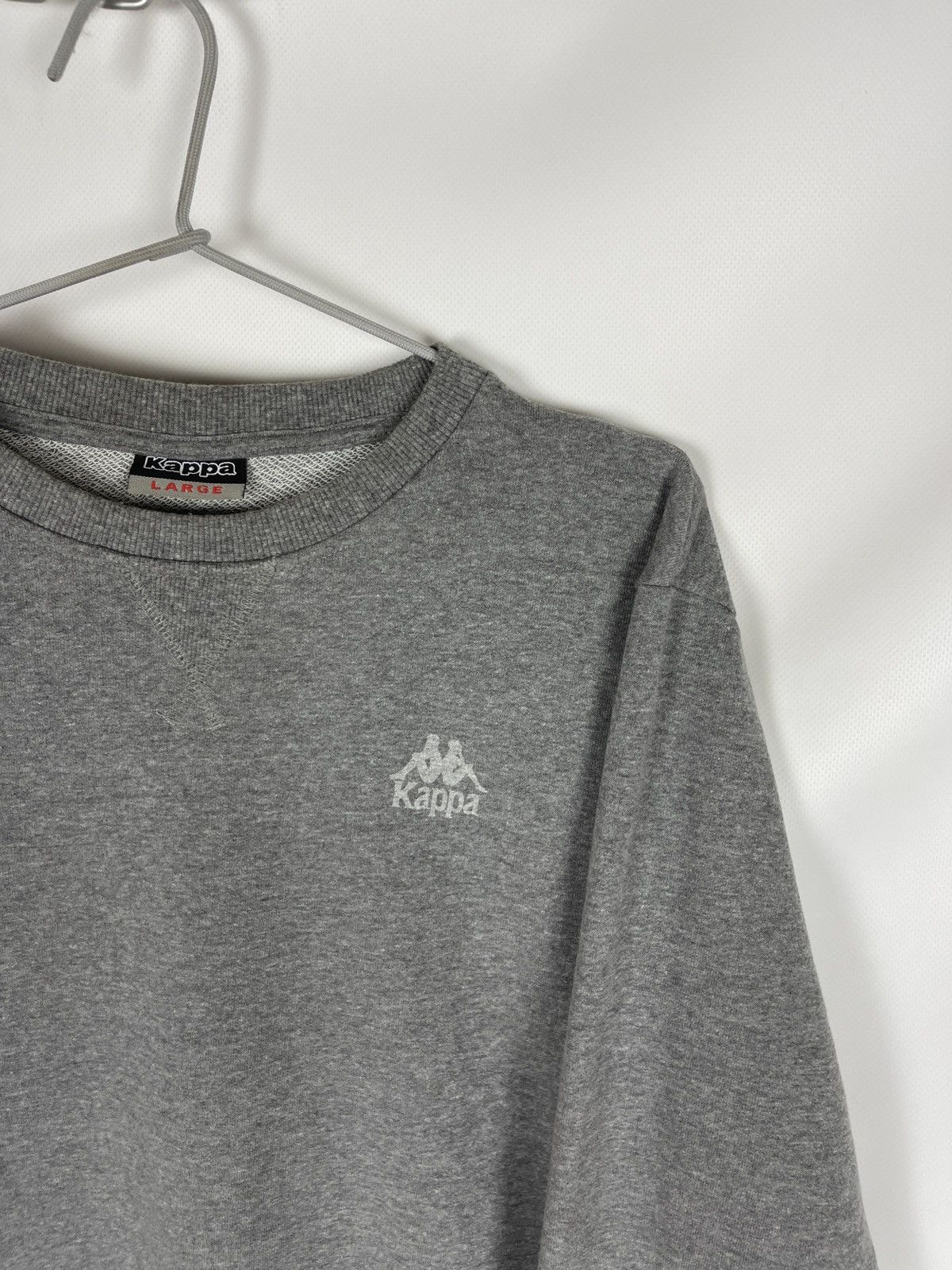 Kappa Kappa vintage small logo grey sweatshirt Size US L / EU 52-54 / 3 - 4 Thumbnail
