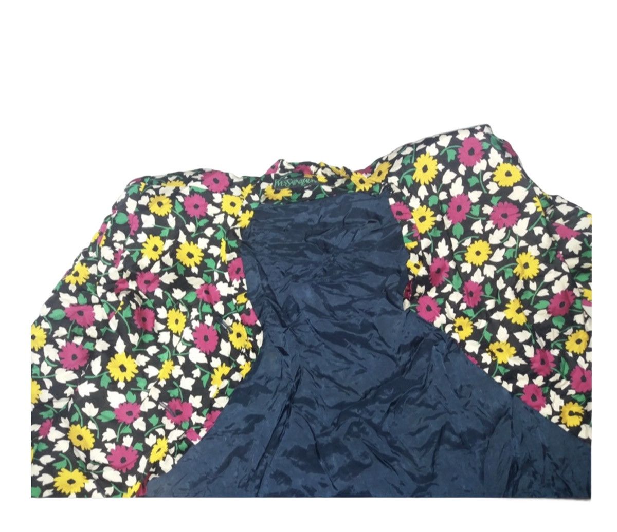 Yves Saint Laurent RARE VINTAGE YSL FLORAL JACKET Size US S / EU 44-46 / 1 - 3 Thumbnail