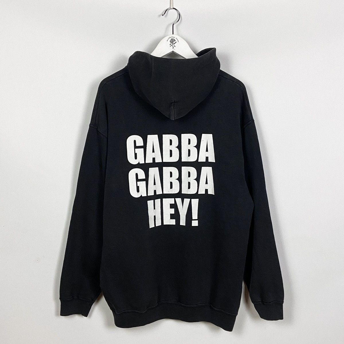 Vintage Vintage 00s Ramones Gabba Gabba Hey Ho let’s go hoodie rock Size US XL / EU 56 / 4 - 2 Thumbnail