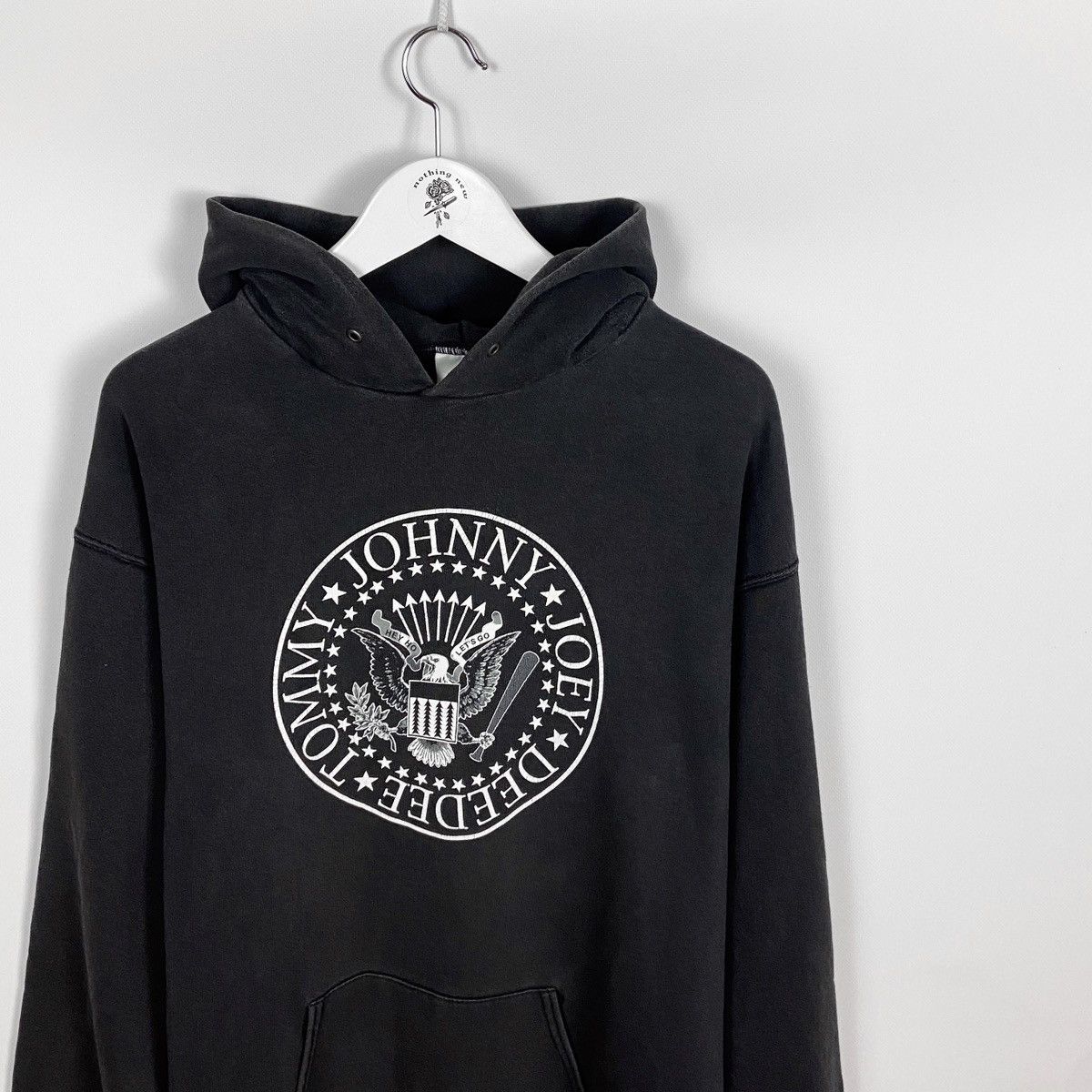 Vintage Vintage 00s Ramones Gabba Gabba Hey Ho let’s go hoodie rock Size US XL / EU 56 / 4 - 3 Thumbnail