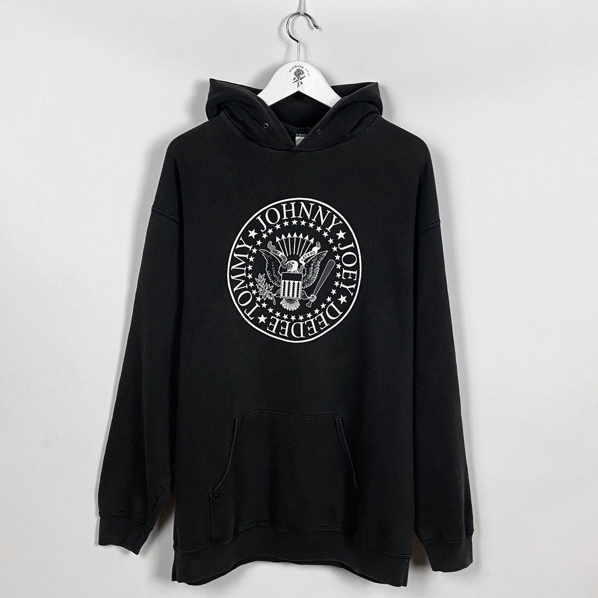 Vintage Vintage 00s Ramones Gabba Gabba Hey Ho let’s go hoodie rock Size US XL / EU 56 / 4 - 1 Thumbnail