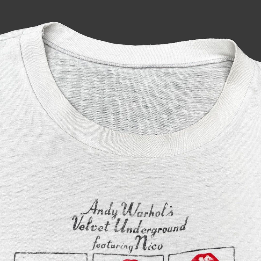 Andy Warhol The Velvet Underground 80s Warhol Art Coke Album Cover Vtg T Size US XL / EU 56 / 4 - 3 Thumbnail