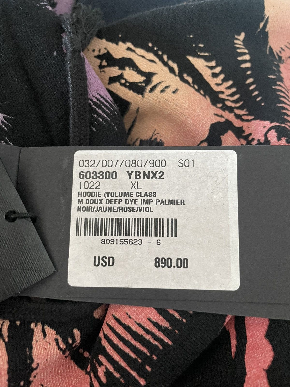 Hedi Slimane × Saint Laurent Paris × Yves Saint Laurent Rare Super Runway Limited Edition Sold Out Palm Tree Hoodie Size US XL / EU 56 / 4 - 4 Thumbnail