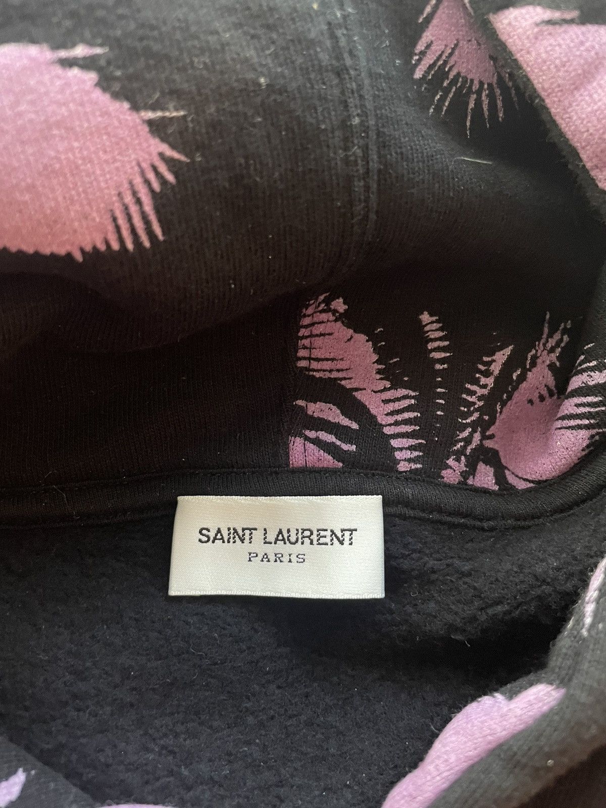 Hedi Slimane × Saint Laurent Paris × Yves Saint Laurent Rare Super Runway Limited Edition Sold Out Palm Tree Hoodie Size US XL / EU 56 / 4 - 19 Thumbnail
