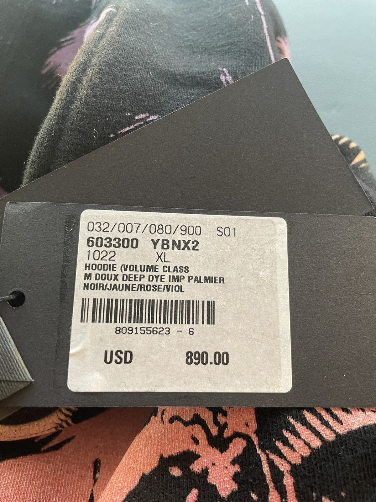 Hedi Slimane × Saint Laurent Paris × Yves Saint Laurent Rare Super Runway Limited Edition Sold Out Palm Tree Hoodie Size US XL / EU 56 / 4 - 18 Thumbnail