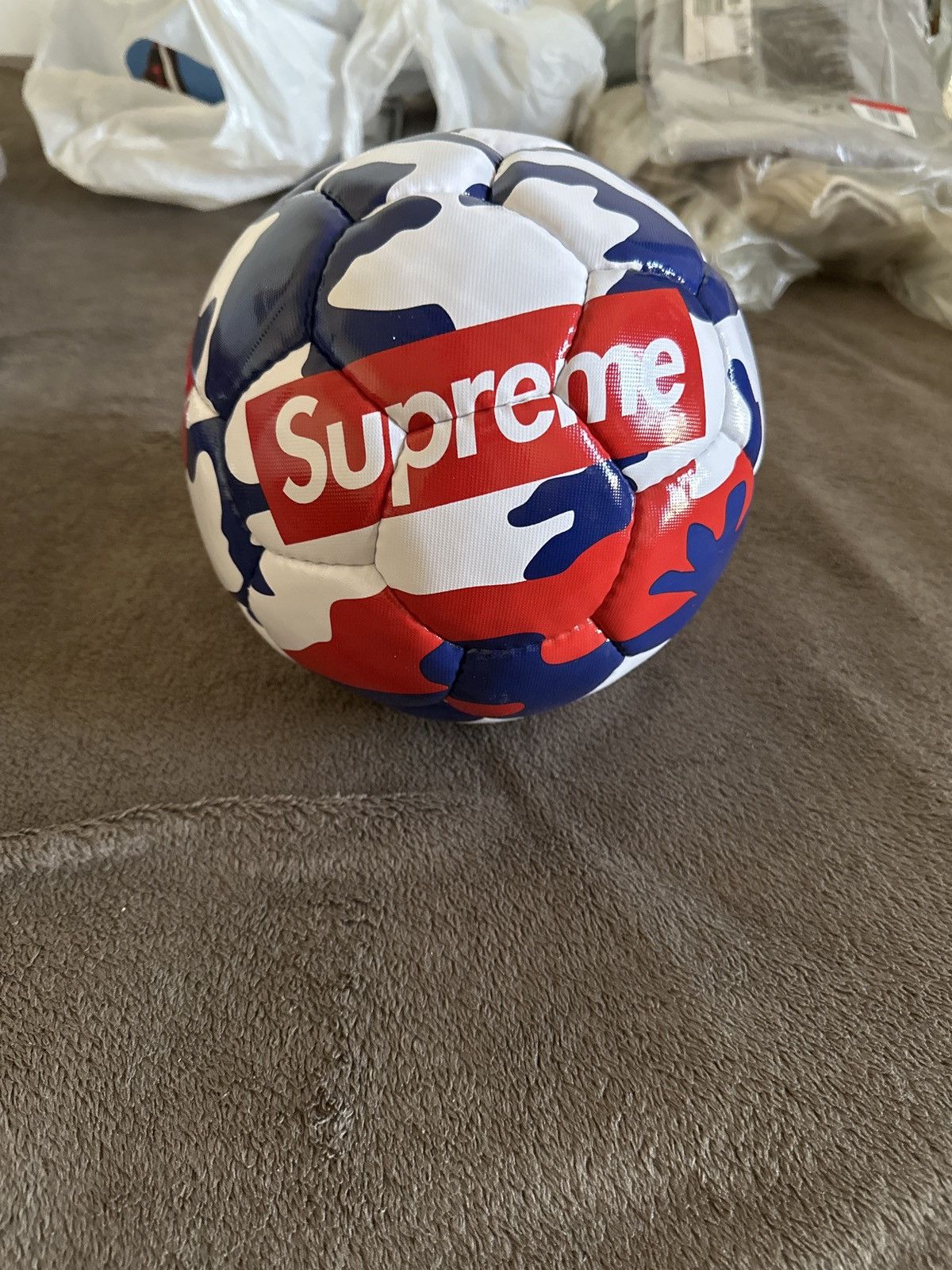Supreme Umbro Soccer Ball Red Camo