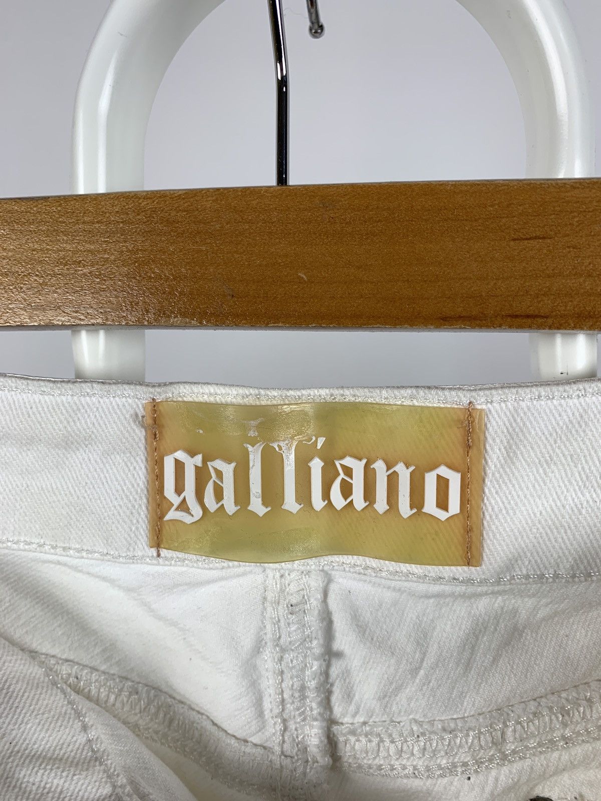 John Galliano Vintage John Galliano Rhinestones Painted Cropped Pants Size 28" / US 6 / IT 42 - 17 Thumbnail