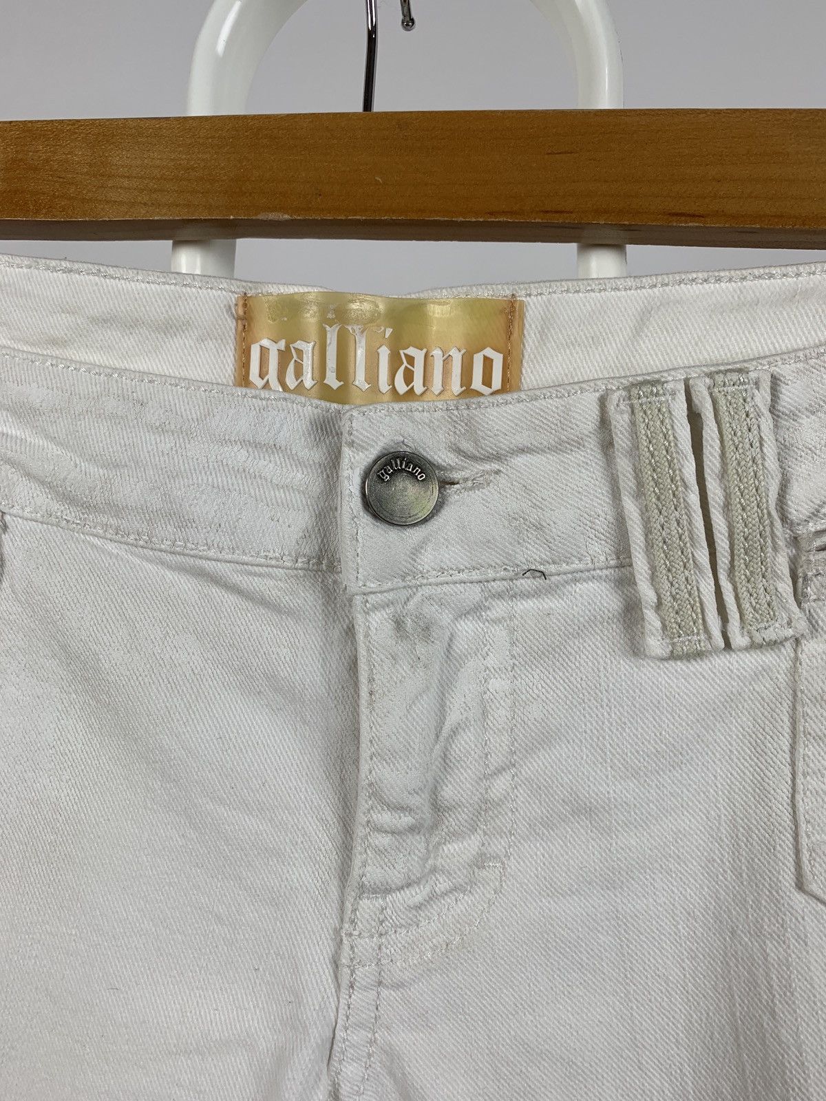 John Galliano Vintage John Galliano Rhinestones Painted Cropped Pants Size 28" / US 6 / IT 42 - 13 Thumbnail