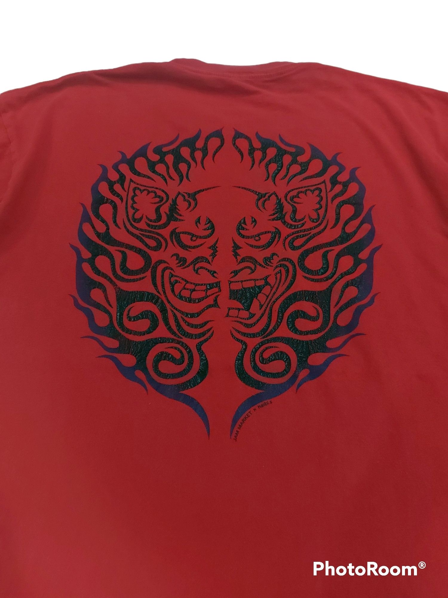 Jam Home Made × Japanese Brand RARE! VTG JAM MARKET JAPAN SUKAJAN GRAPHIC BACK HIT Size US XL / EU 56 / 4 - 6 Thumbnail