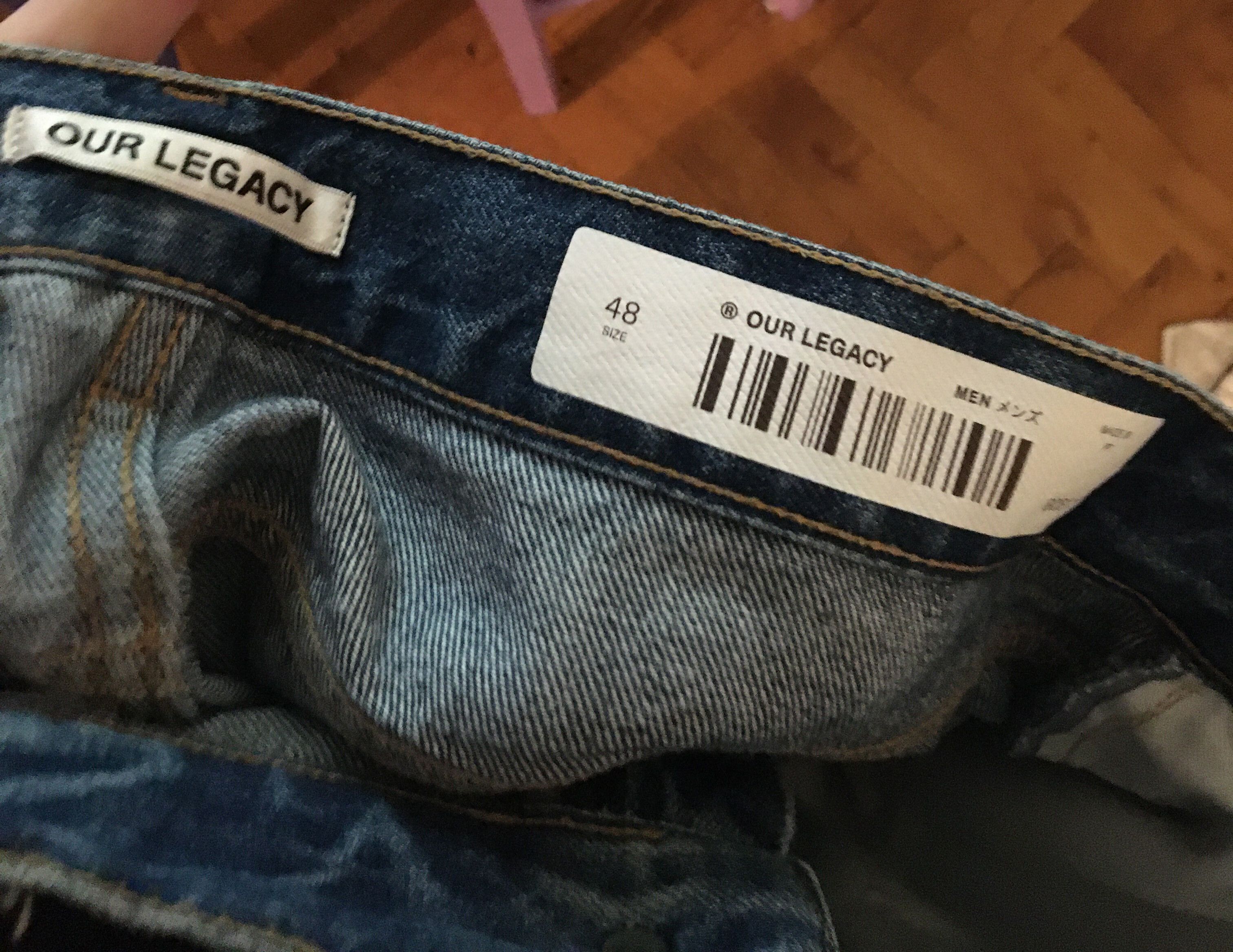 Our Legacy Our Legacy 3rd Cut Knee Coated Denim Size US 32 / EU 48 - 3 Preview