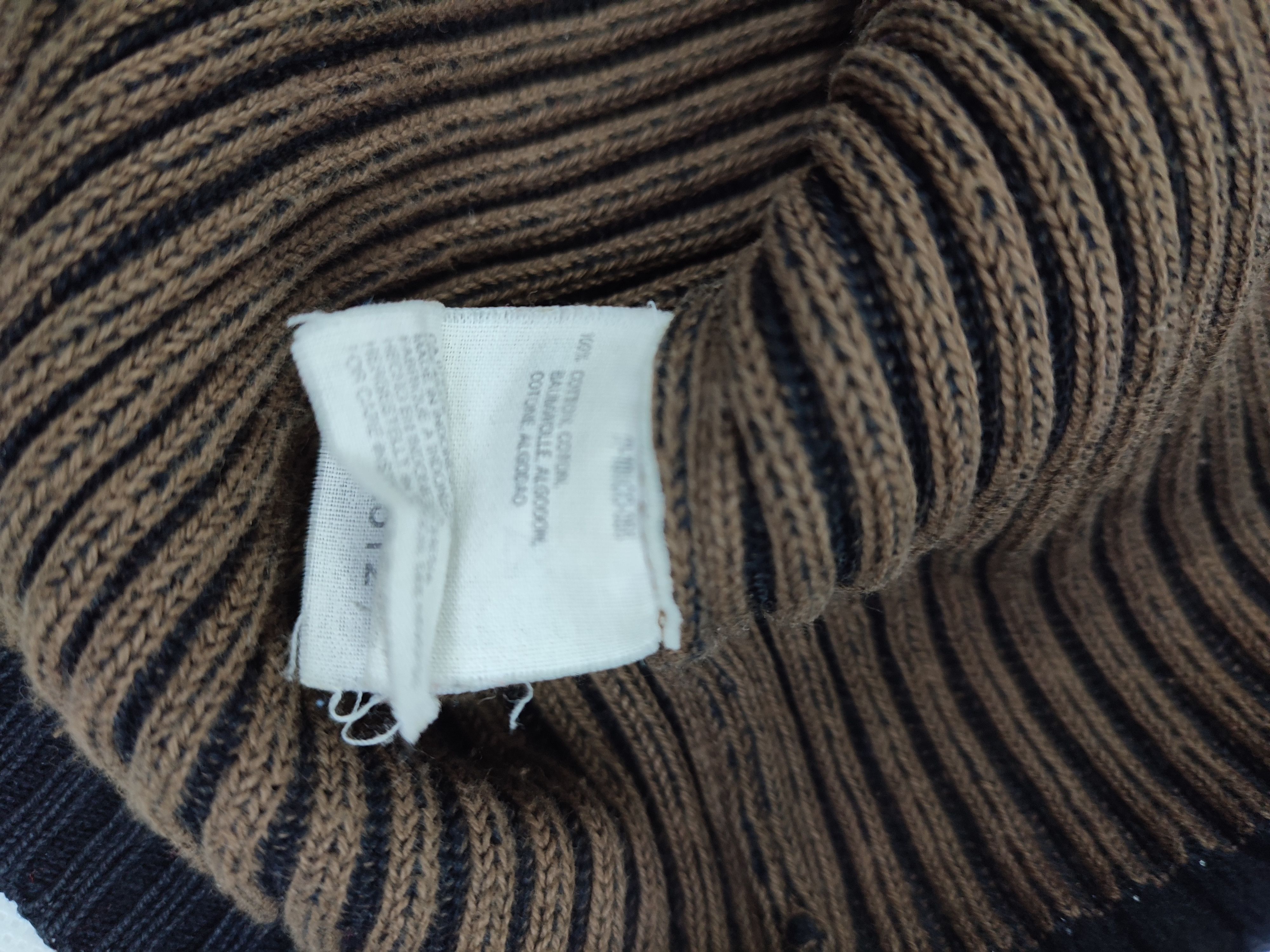 Seditionaries × Vintage Vintage brown Striped Knitwear Sweater Pullover Size US M / EU 48-50 / 2 - 6 Thumbnail