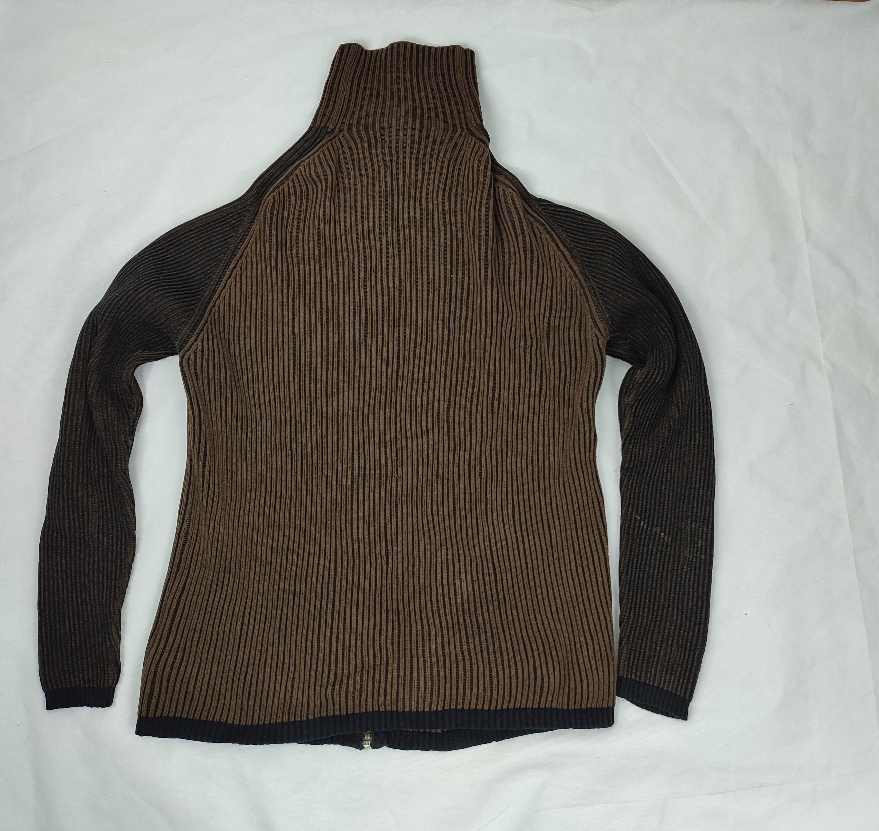 Seditionaries × Vintage Vintage brown Striped Knitwear Sweater Pullover Size US M / EU 48-50 / 2 - 2 Thumbnail