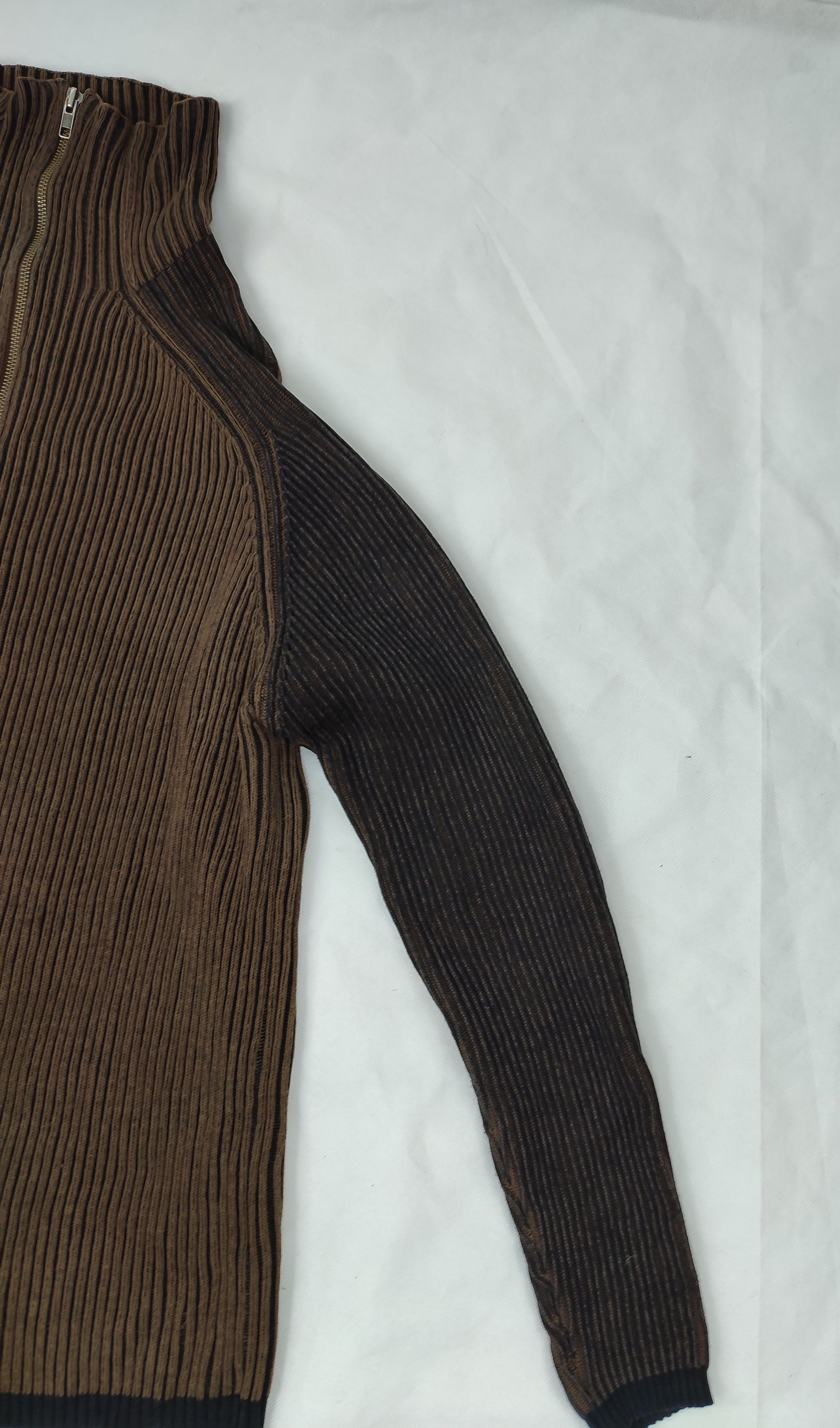 Seditionaries × Vintage Vintage brown Striped Knitwear Sweater Pullover Size US M / EU 48-50 / 2 - 4 Thumbnail