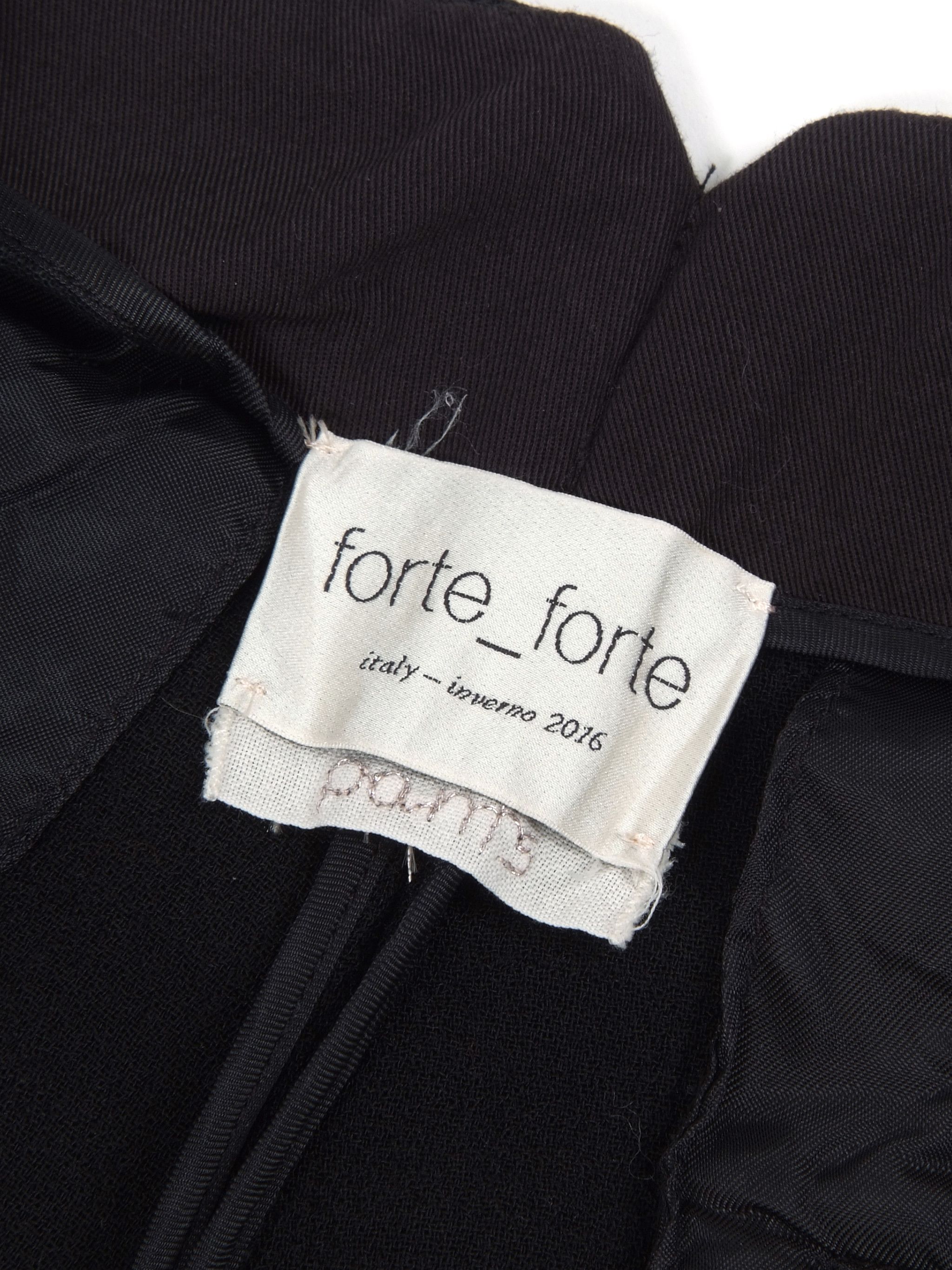 forte_forte Forte Forte Wool Black Pants High Rise Size 27" / US 4 / IT 40 - 7 Thumbnail