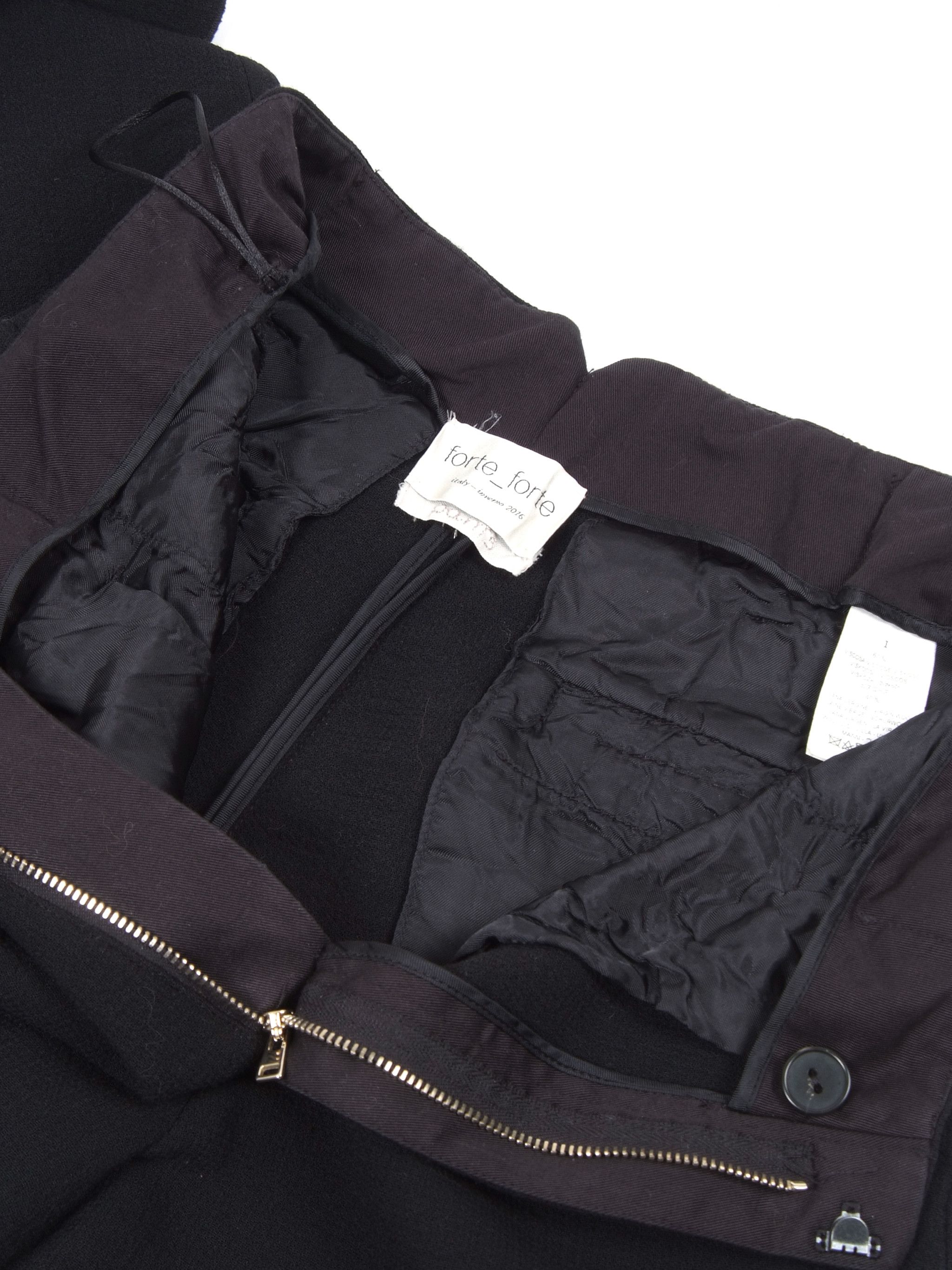 forte_forte Forte Forte Wool Black Pants High Rise Size 27" / US 4 / IT 40 - 5 Thumbnail
