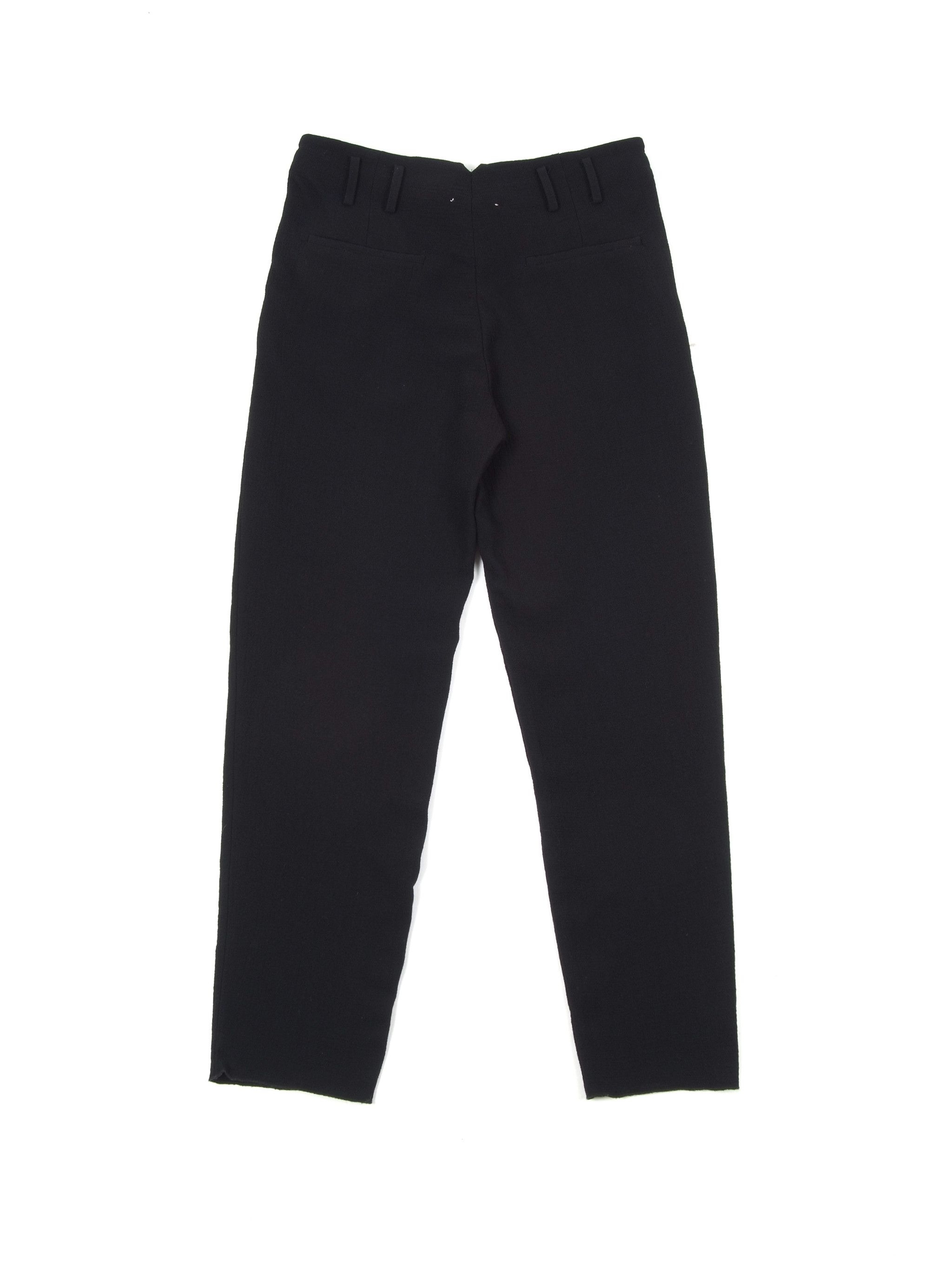 forte_forte Forte Forte Wool Black Pants High Rise Size 27" / US 4 / IT 40 - 2 Thumbnail