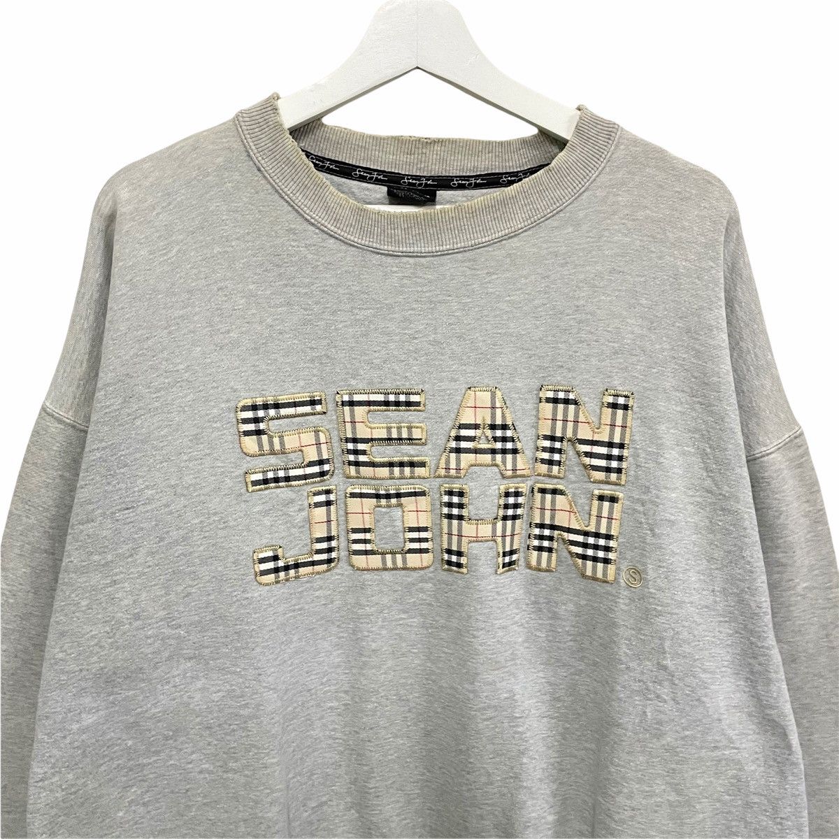 Sean John × Vintage 💥 Vintage Sean John Sweatshirt Burberry Inspired Size US XXL / EU 58 / 5 - 4 Thumbnail