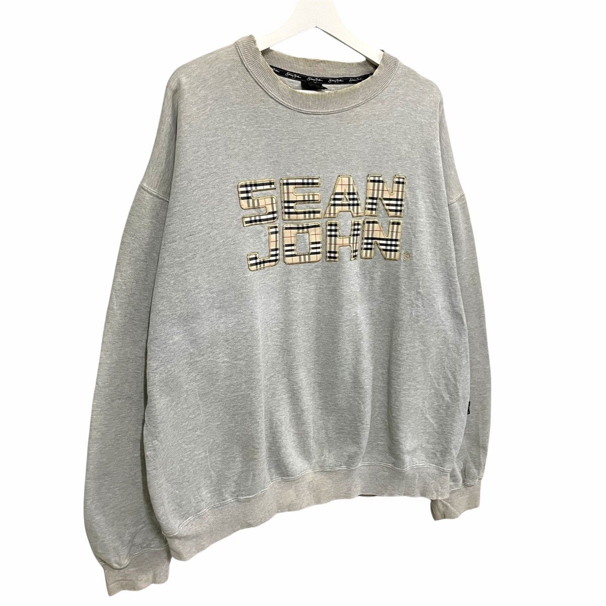 Sean John × Vintage 💥 Vintage Sean John Sweatshirt Burberry Inspired Size US XXL / EU 58 / 5 - 3 Thumbnail