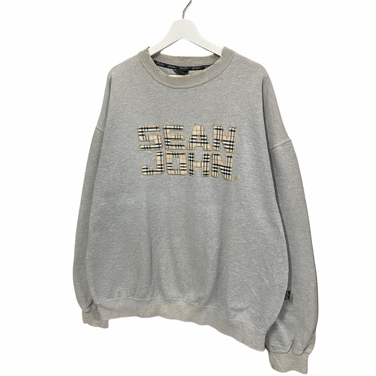 Sean John × Vintage 💥 Vintage Sean John Sweatshirt Burberry Inspired Size US XXL / EU 58 / 5 - 2 Thumbnail