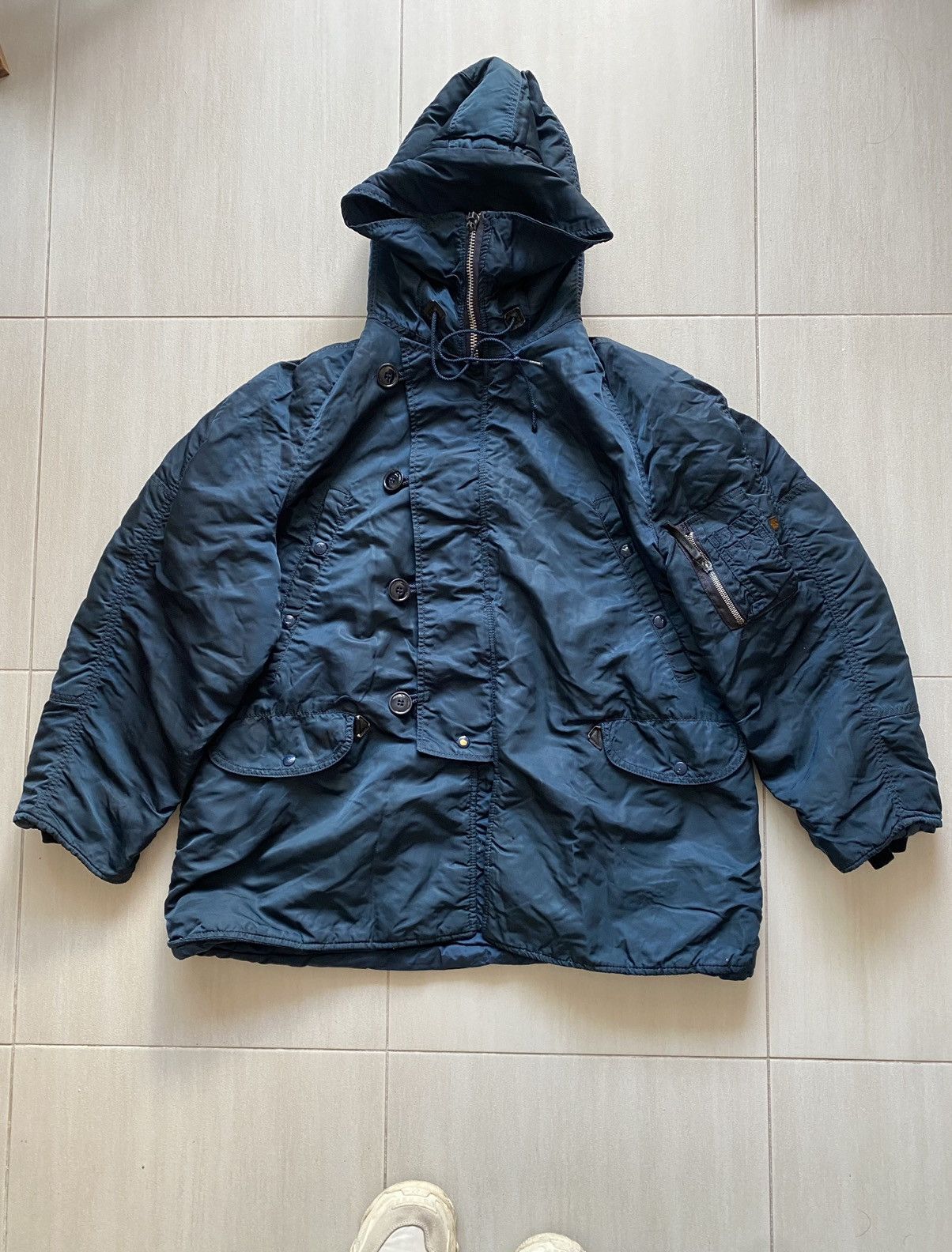 Alpha Industries Vintage Parka Military A 3B ECW jacket 90s Size US L / EU 52-54 / 3 - 1 Thumbnail