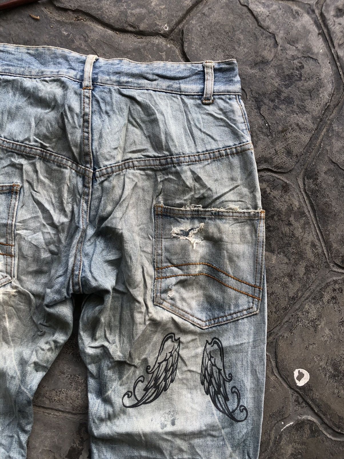 Vans Vans TRASHED Denim Jeans Size US 30 / EU 46 - 9 Thumbnail