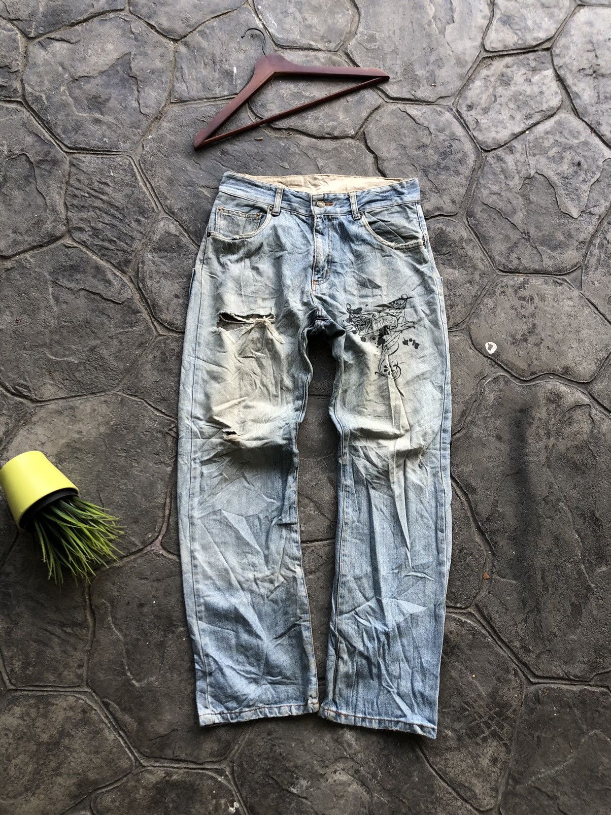 Vans Vans TRASHED Denim Jeans Size US 30 / EU 46 - 1 Thumbnail