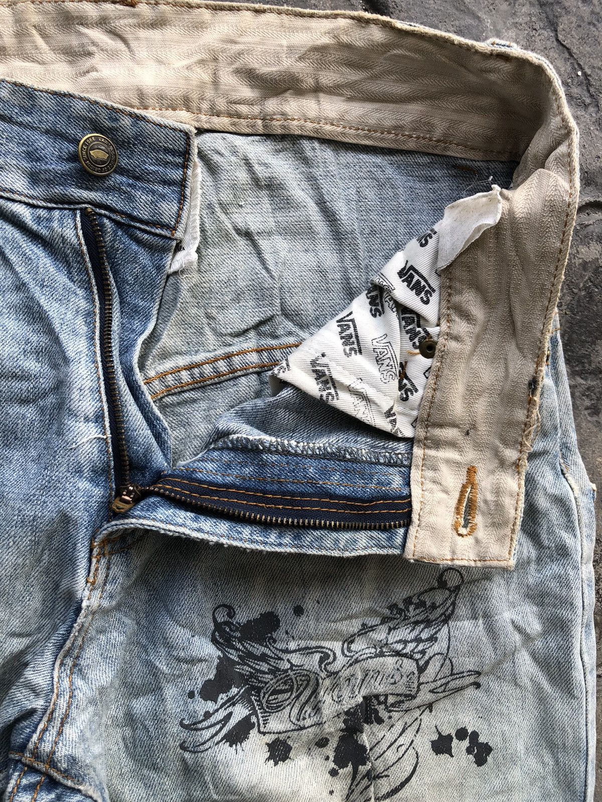 Vans Vans TRASHED Denim Jeans Size US 30 / EU 46 - 6 Thumbnail