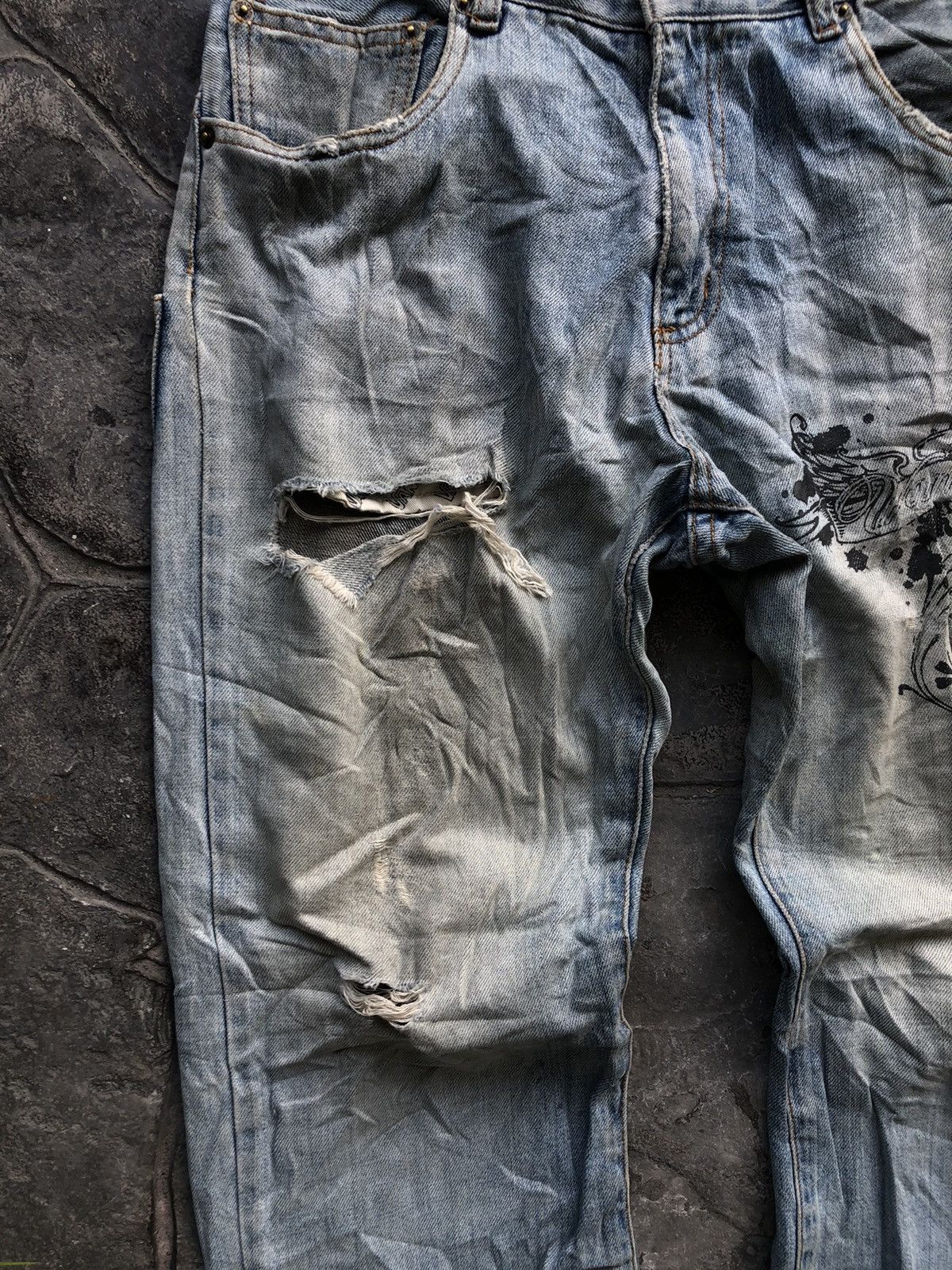 Vans Vans TRASHED Denim Jeans Size US 30 / EU 46 - 2 Thumbnail