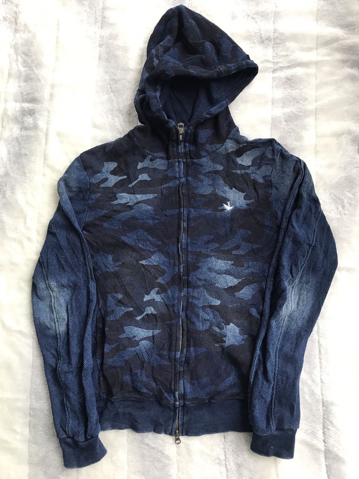 Japanese Brand × Number (N)ine 💥 1PIU1UGUALE3 NUMBERNINE CAMOUFLAGE HOODIE Size US L / EU 52-54 / 3 - 1 Thumbnail