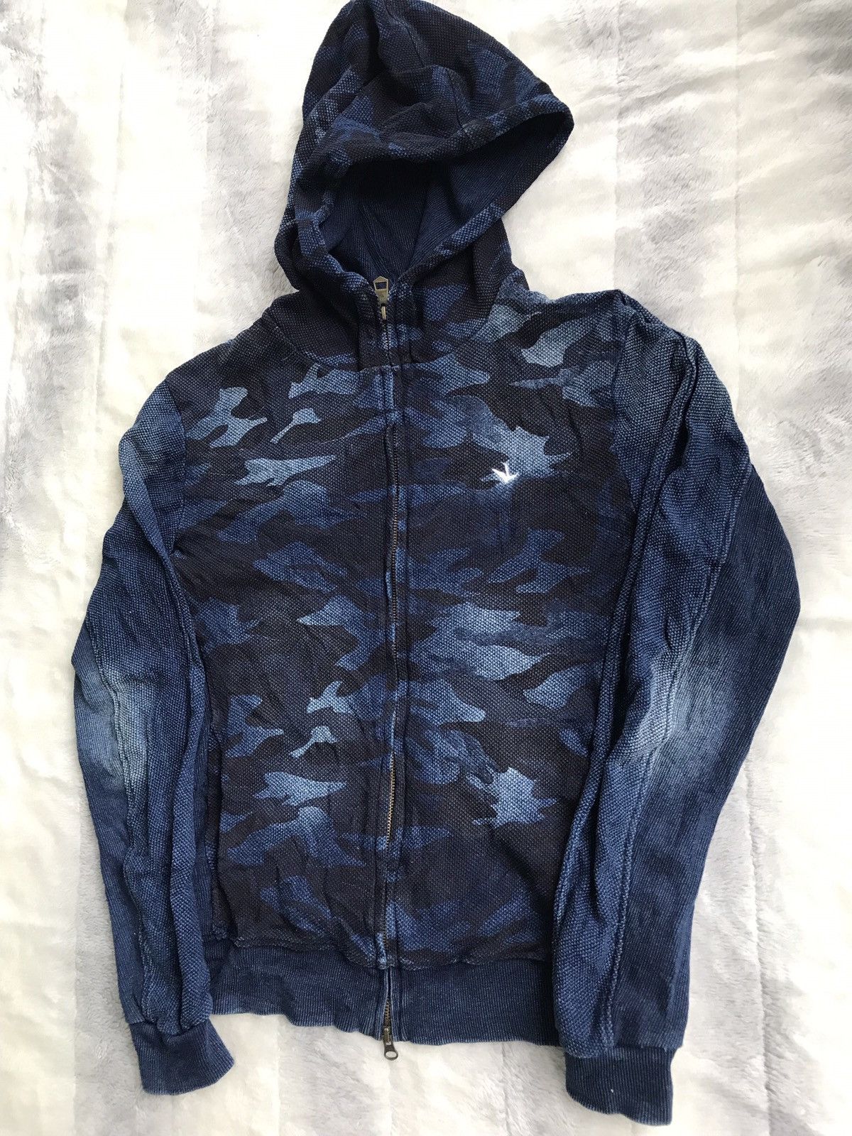 Japanese Brand × Number (N)ine 💥 1PIU1UGUALE3 NUMBERNINE CAMOUFLAGE HOODIE Size US L / EU 52-54 / 3 - 2 Thumbnail